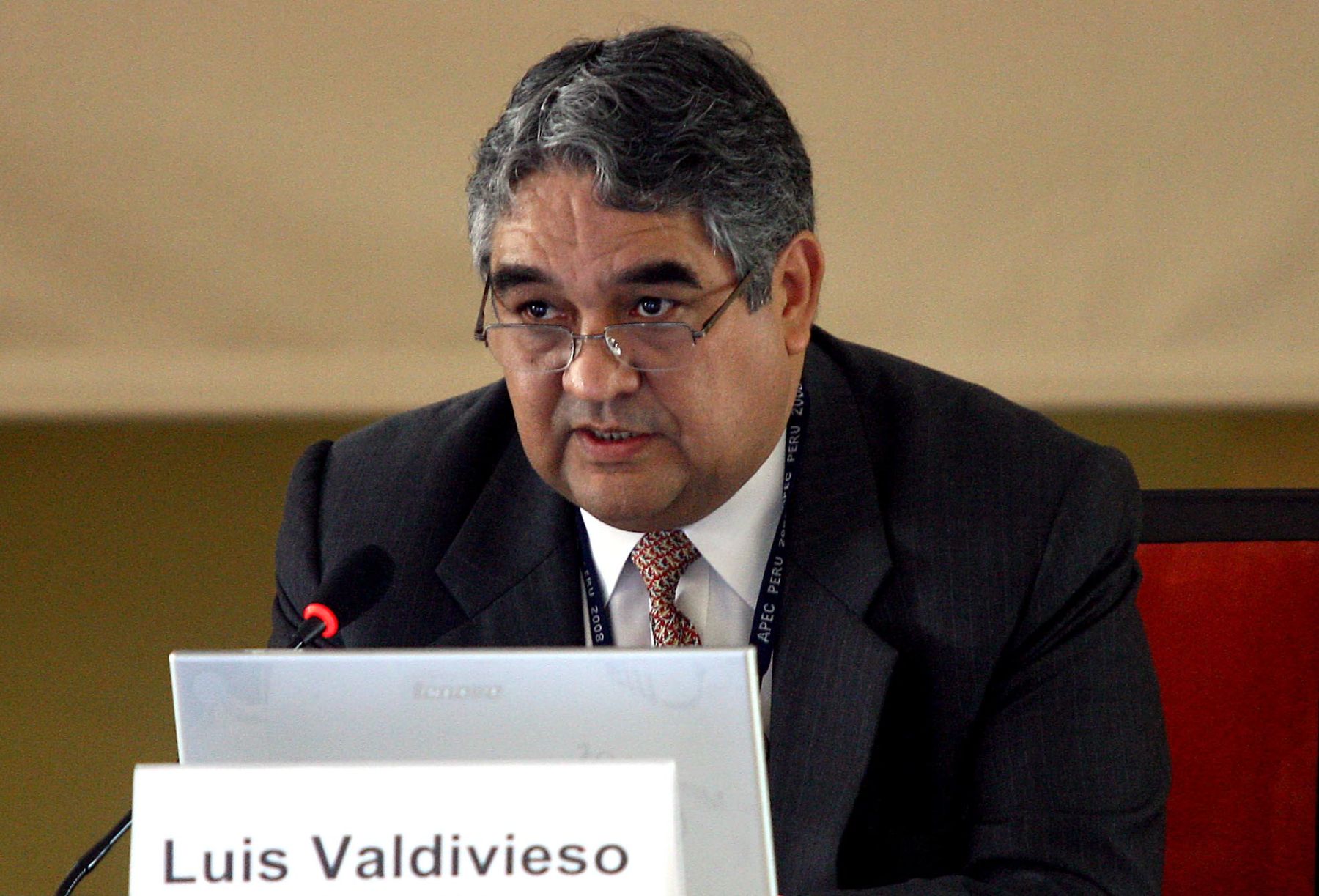 El Ministro de Economía del Perú, Luis Valdivieso, inauguró la 15ª Reunión Ministerial de Finanzas de APEC en la ciudad Trujillo. Foto: ANDINA / Alberto Orbegoso.