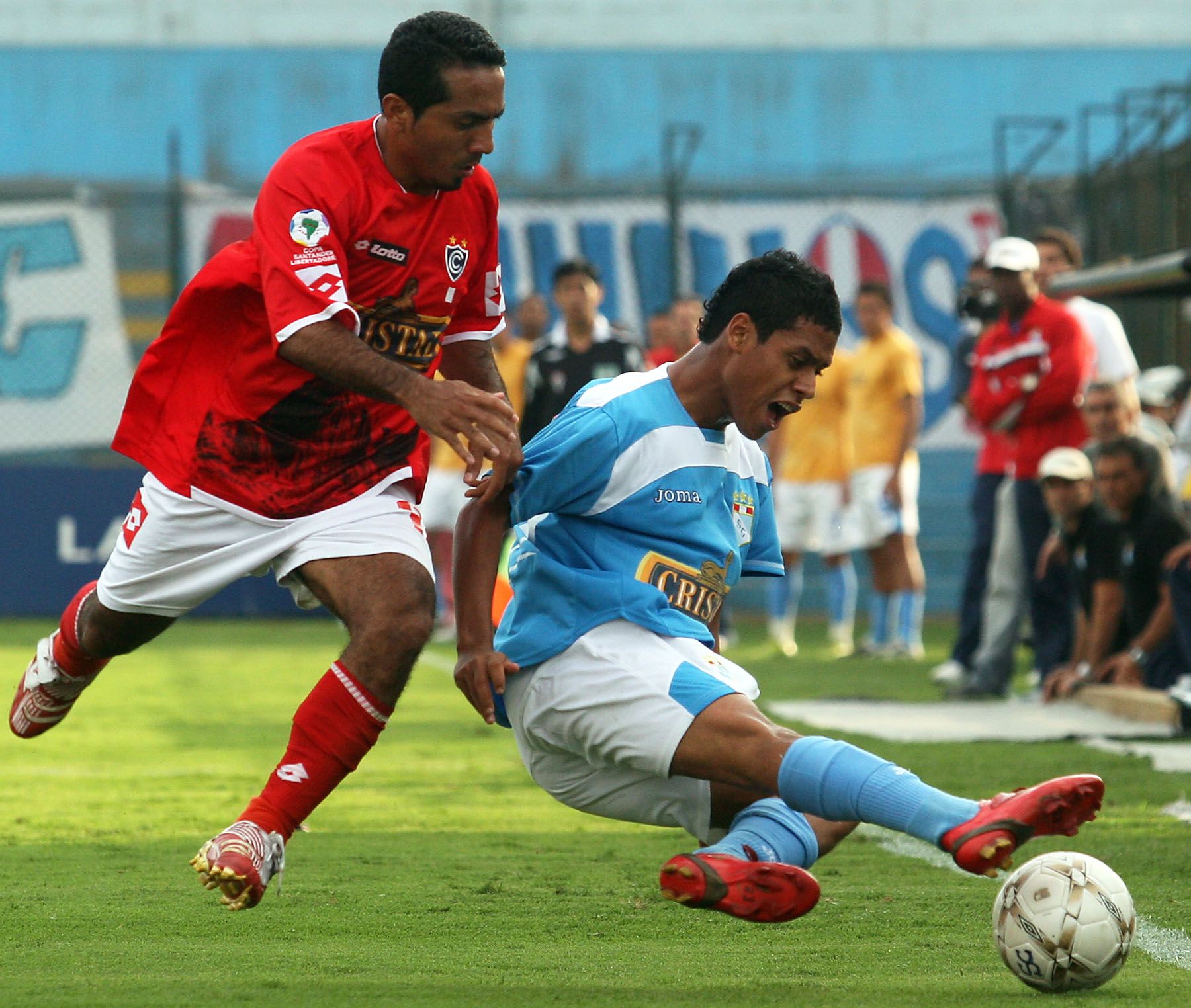 Partido entre Sporting Cristal y Cienciano del Cusco. Foto: ANDINA / Carolina Urra