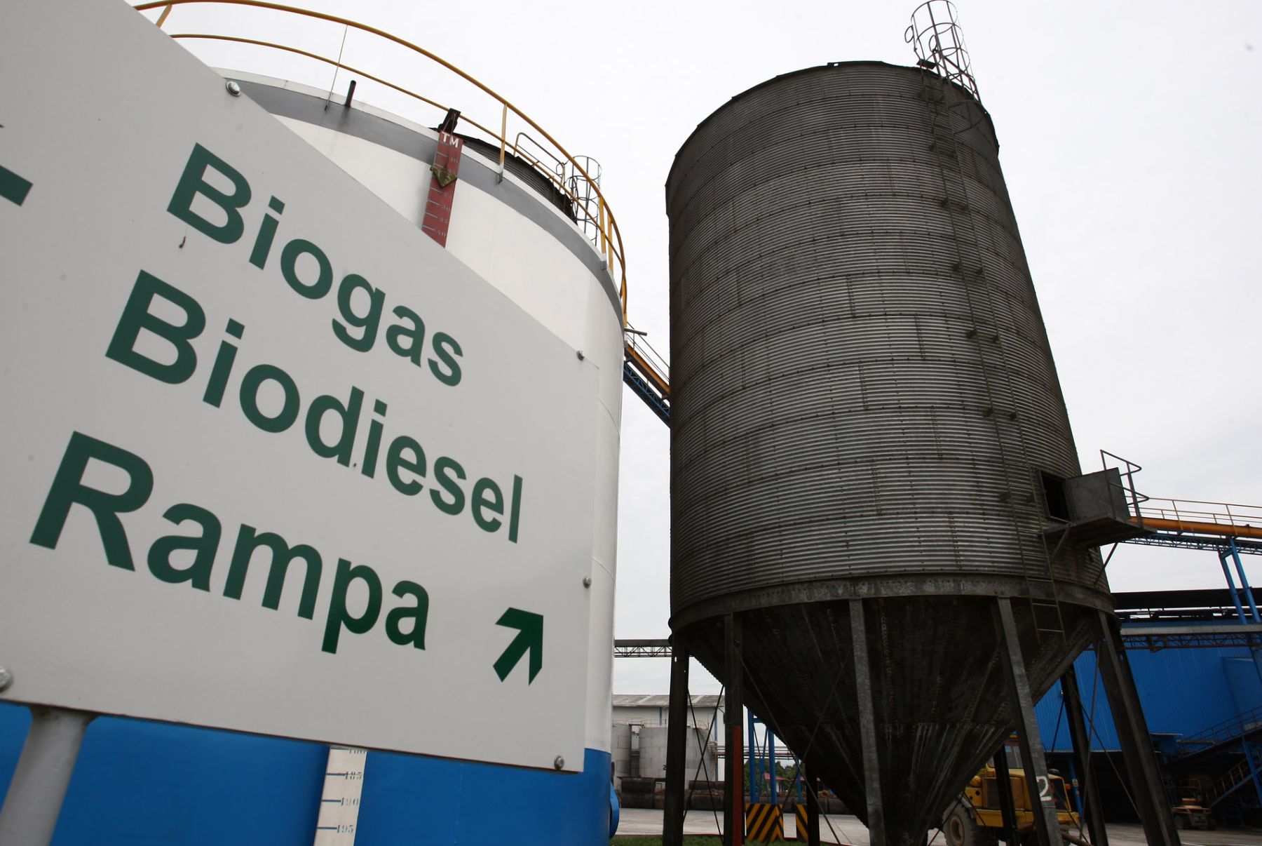 Nueva planta de biodiesel de industrias del Espino en Palmawuasi-Tocache.Foto:ANDINA/Jack Ramón Morales