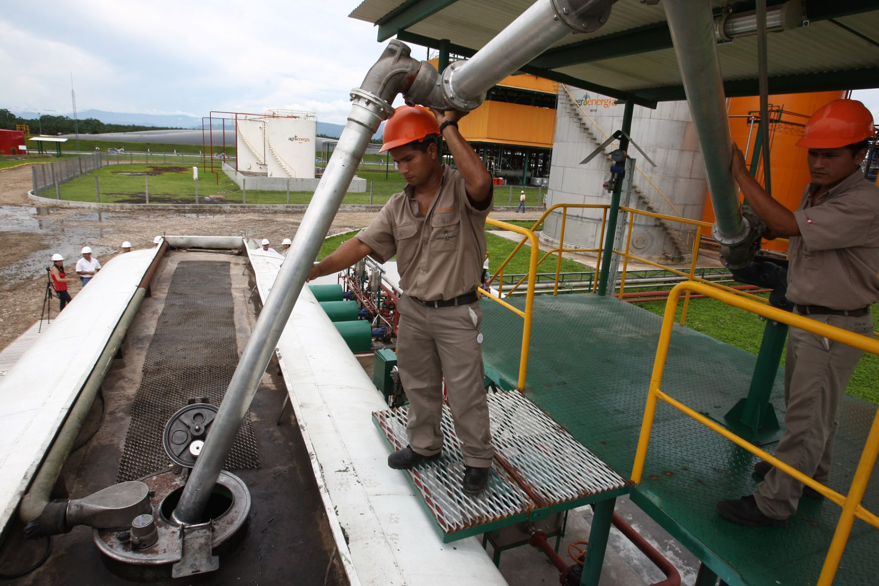 Nueva planta de biodiesel de industrias del Espino en Palmawuasi-Tocache.
Foto: ANDINA/Jack Ramón.