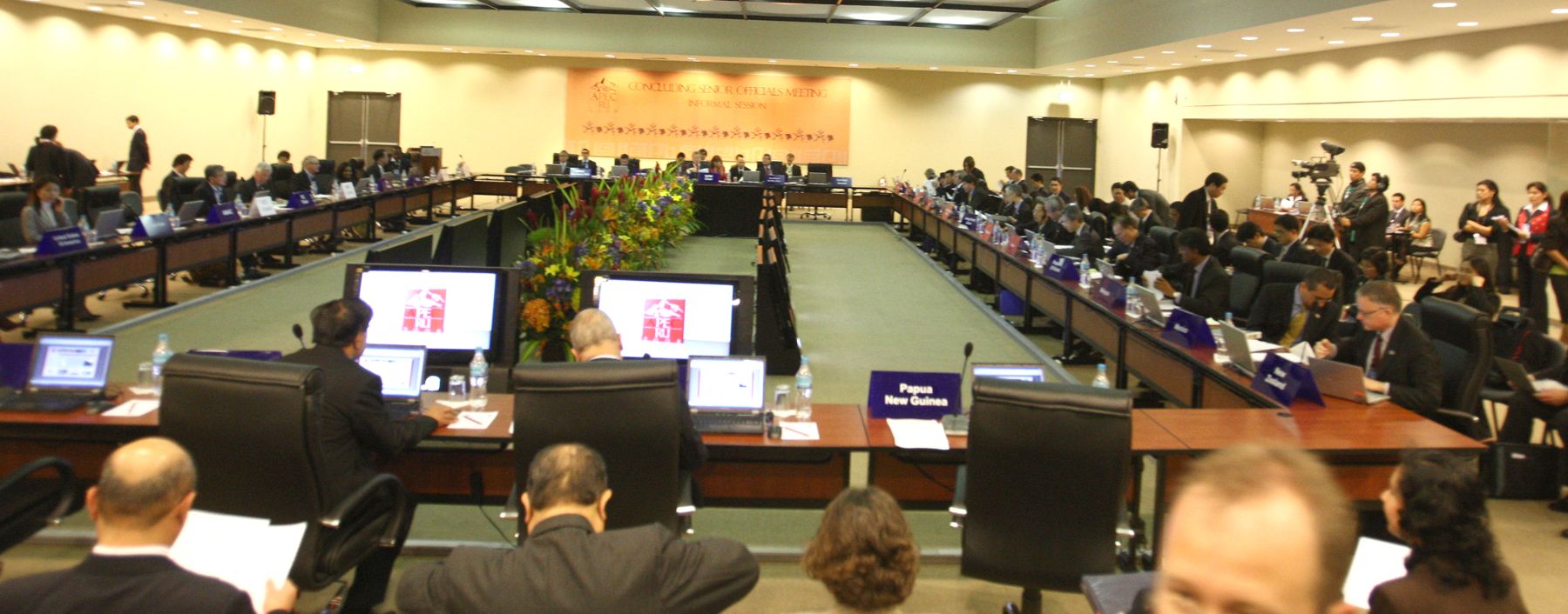 Delegados de las economías de APEC inician Reunión Conclusiva de Altos Funcionarios, en el Musei de la Nación de Lima. Foto: ANDINA/ Jack Ramón.