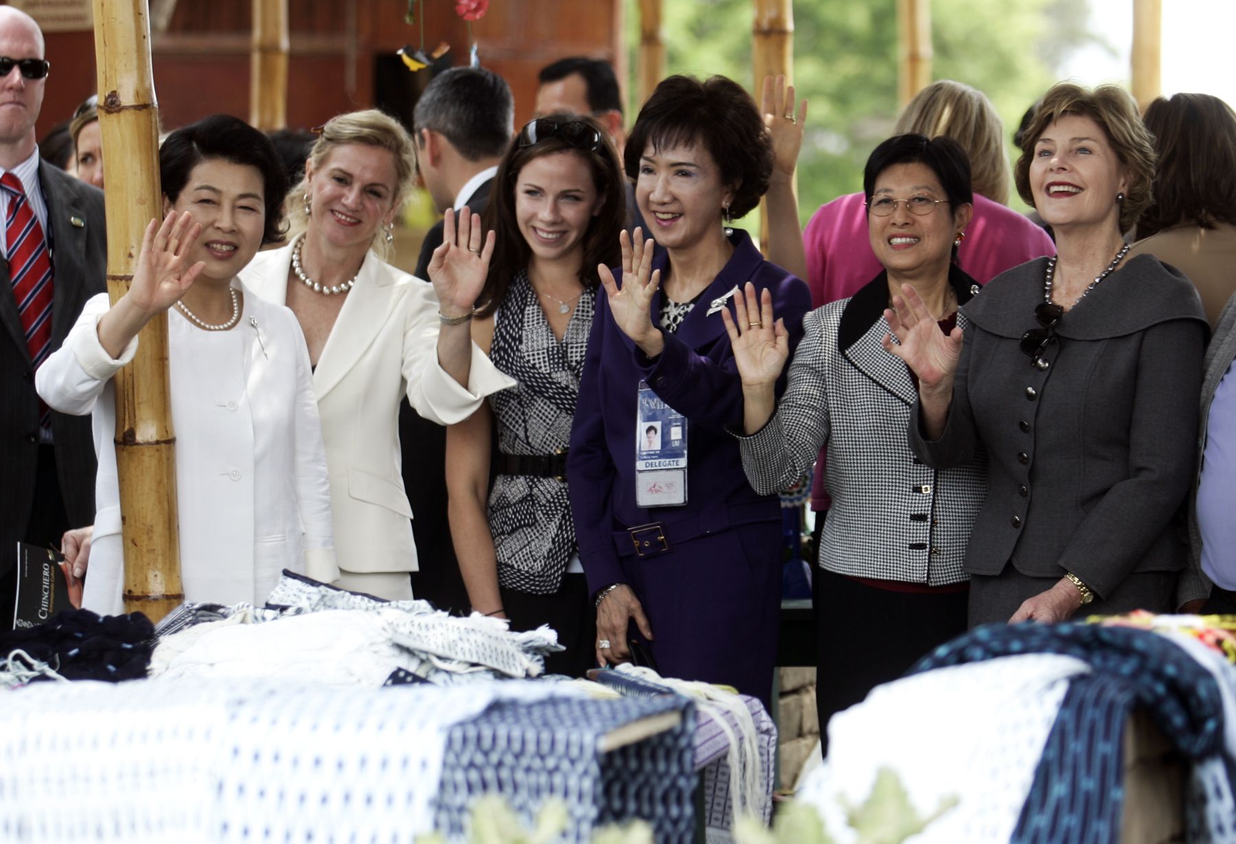 Primeras Damas de las 21 Economías de Apec visitan las ruinas de Pachacamac en Lurin. Foto: ANDINA/ Rafael Cornejo.