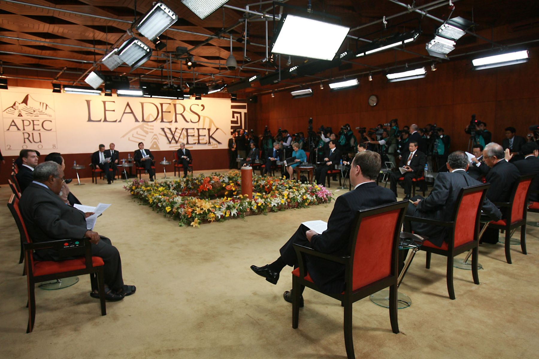 Líderes de APEC inician Segundo Retiro de la Cumbre. Foto: Presidencia de la República/Sepres