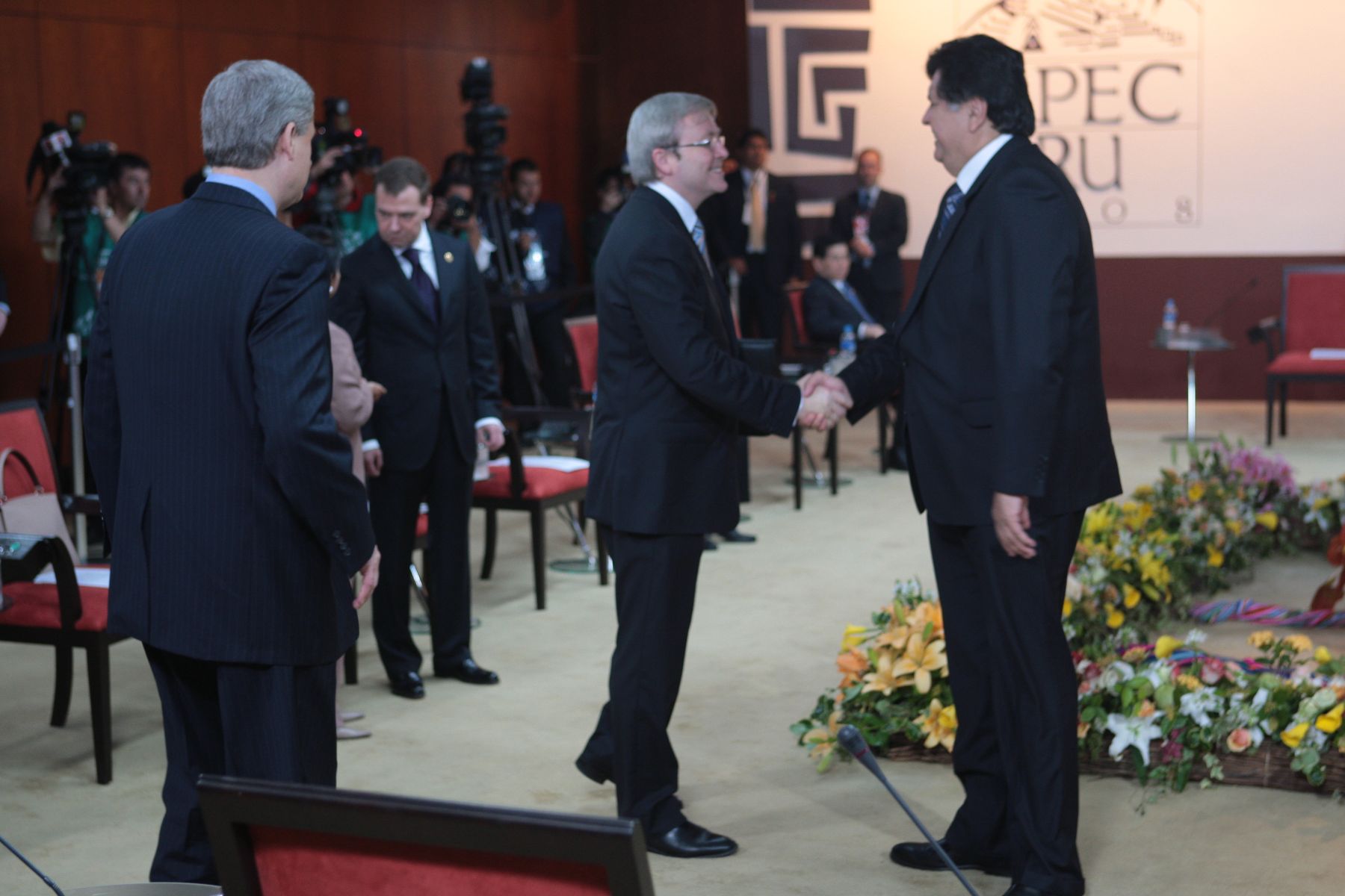 Líderes de APEC inician Segundo Retiro de la Cumbre para aprobar Declaración de Lima. Foto: ANDINA/ Carlos Lezama.