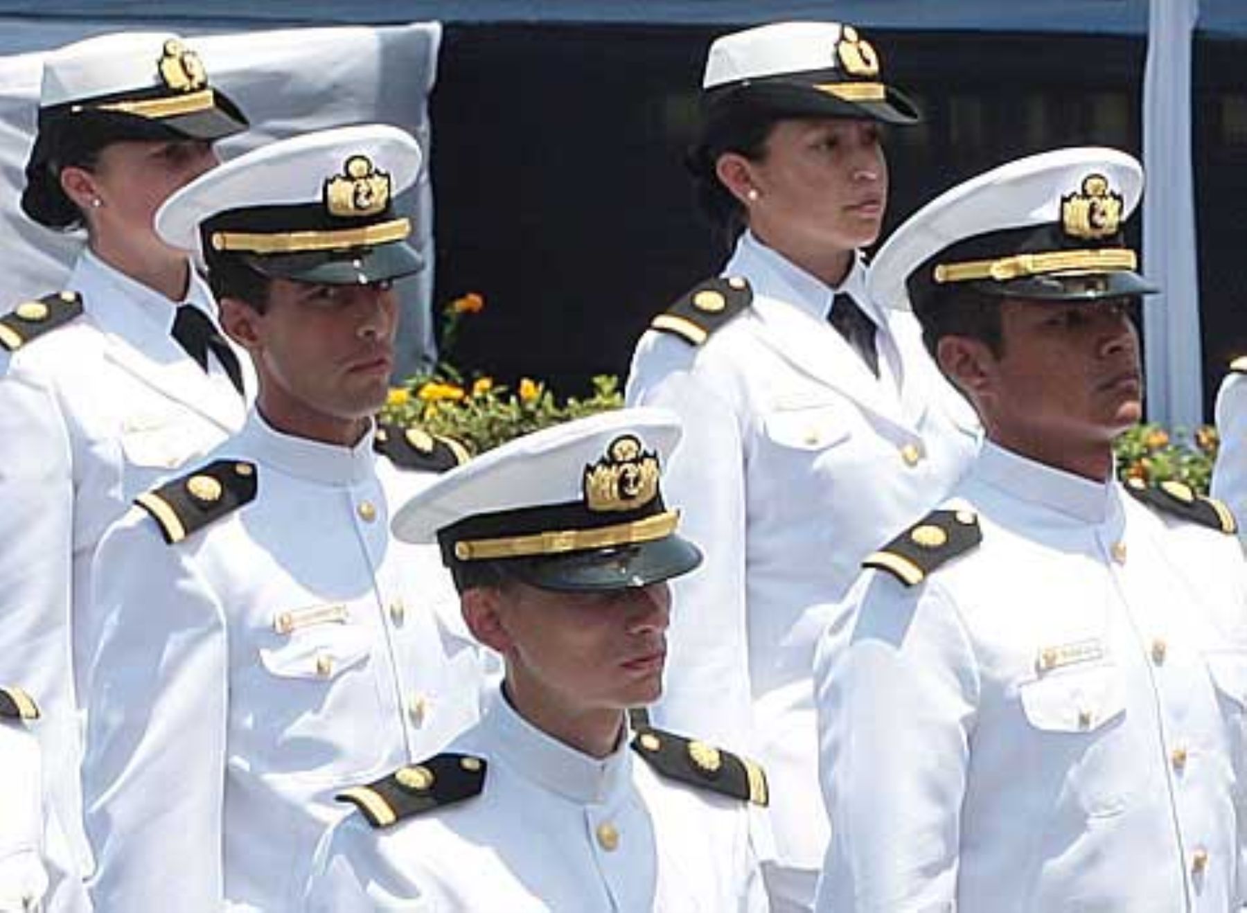 Clausura el año academico en la Escuela Naval.Foto:ANDINA/Carlos Lezama.