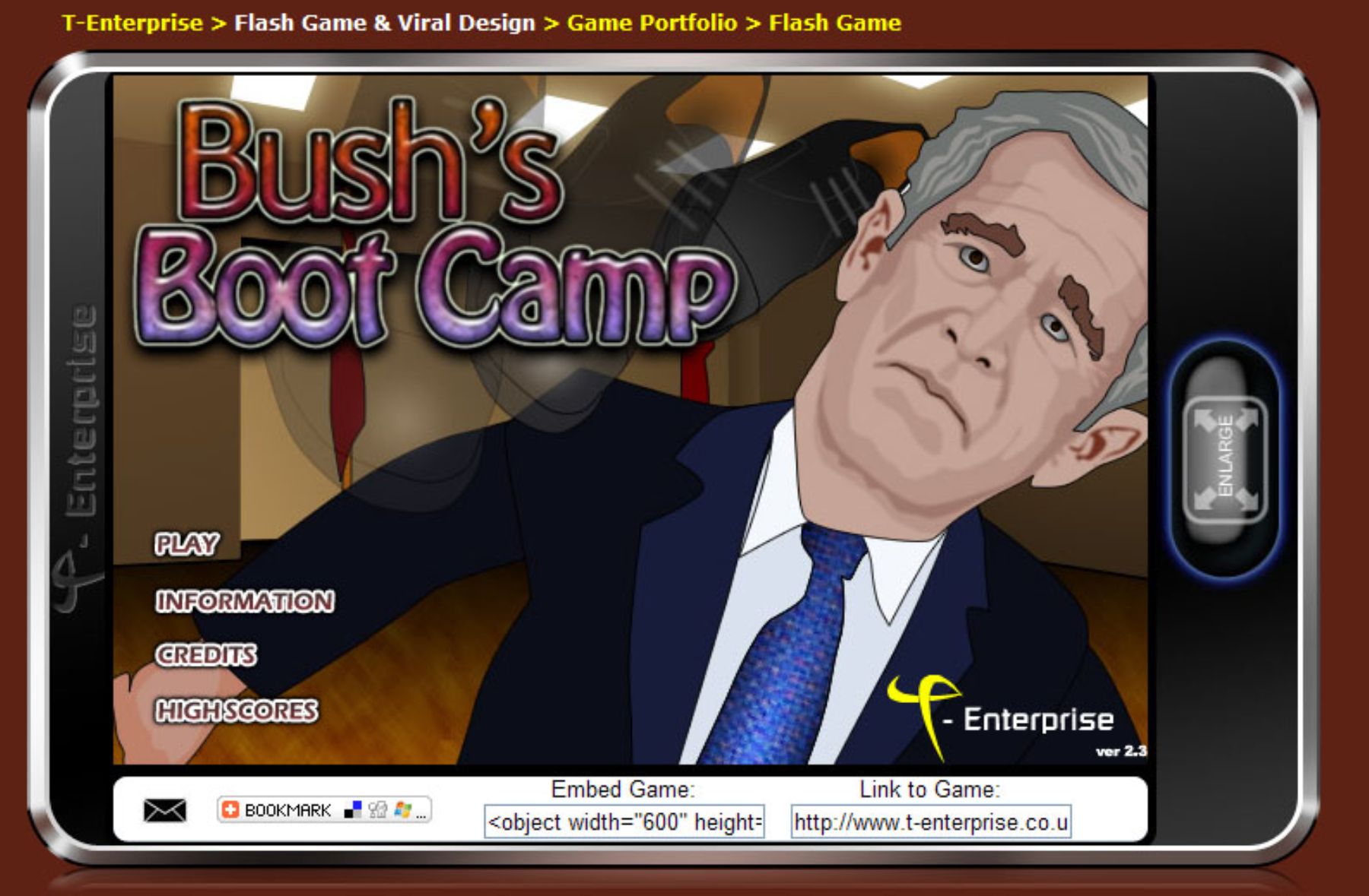 Videojuego Bush