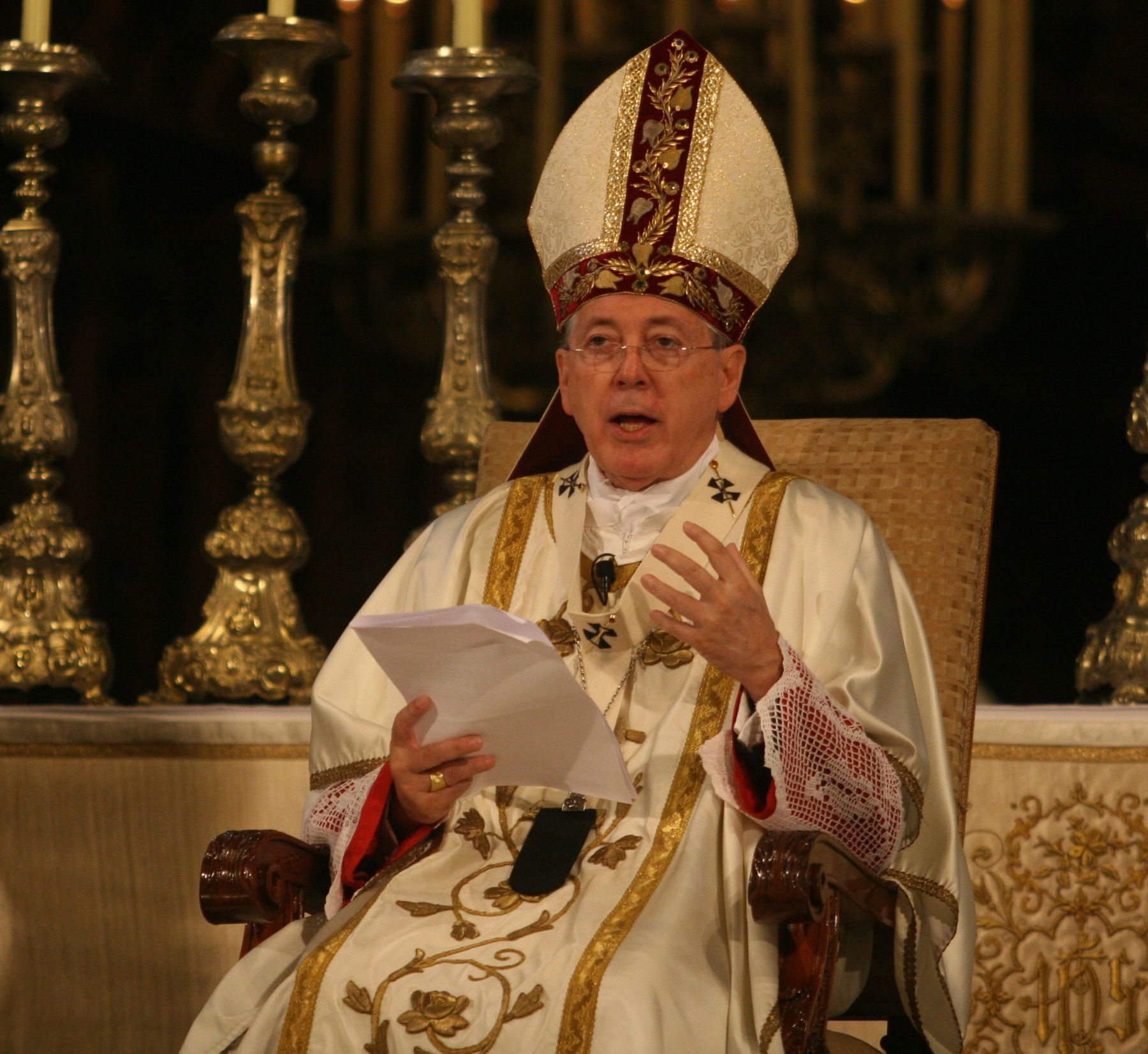 Peru´s cardinal Juan Luis Cipriani  Photo: ANDINA/ Vidal Tarqui