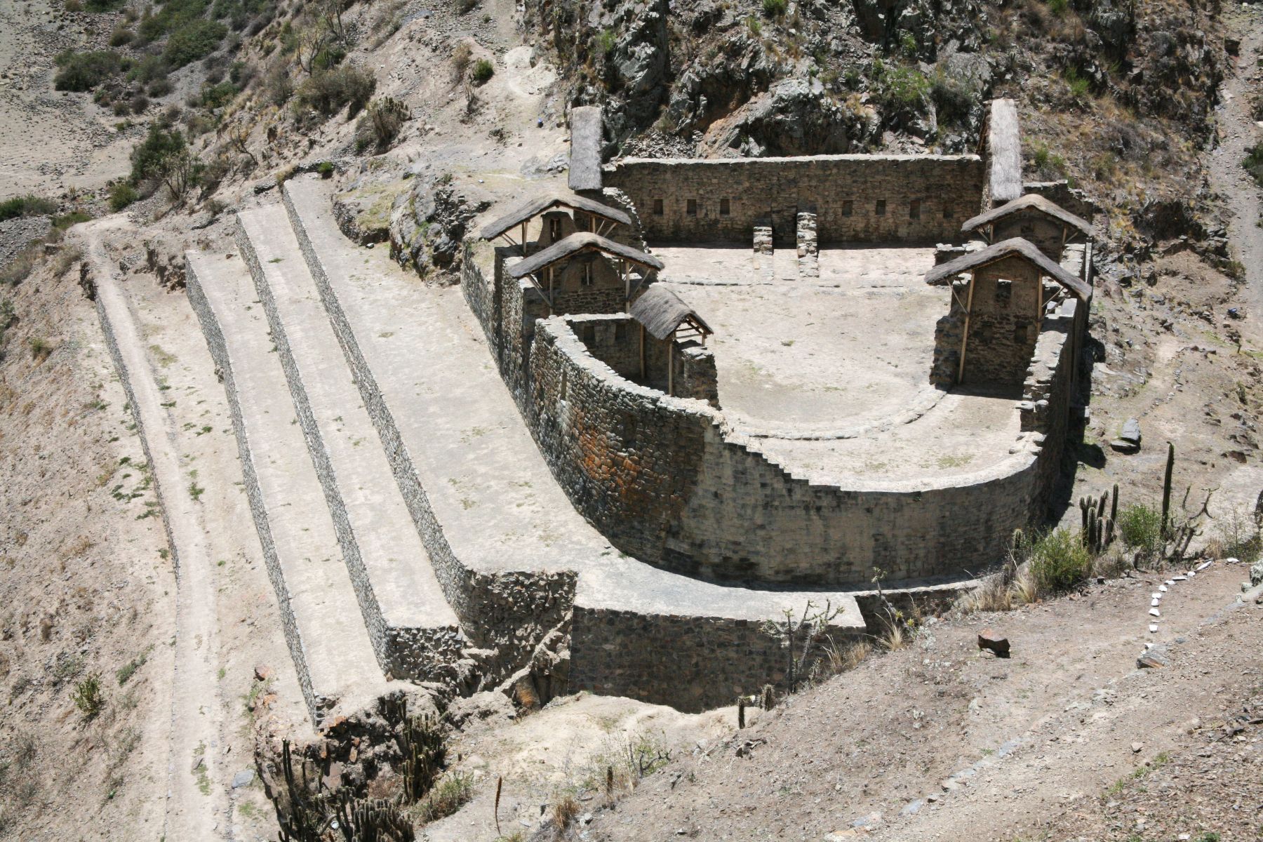 Complejo arqueológico de Watoqto, ubicado en la provincia de Paucartambo. Foto: ANDINA / INC-Cusco.