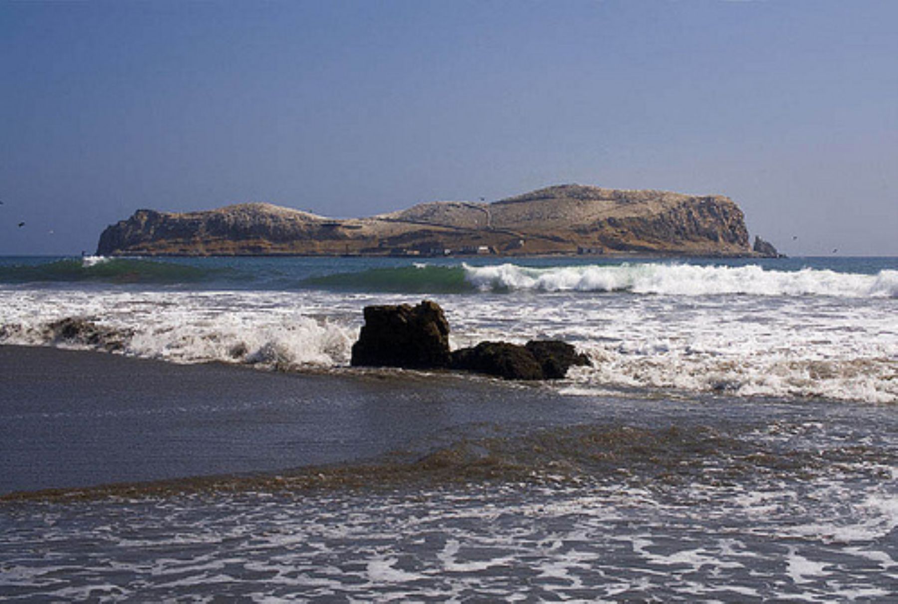 Isla Don Martín, en el distrito de Végueta. Foto: ANDINA / Gobierno regional de Lima.