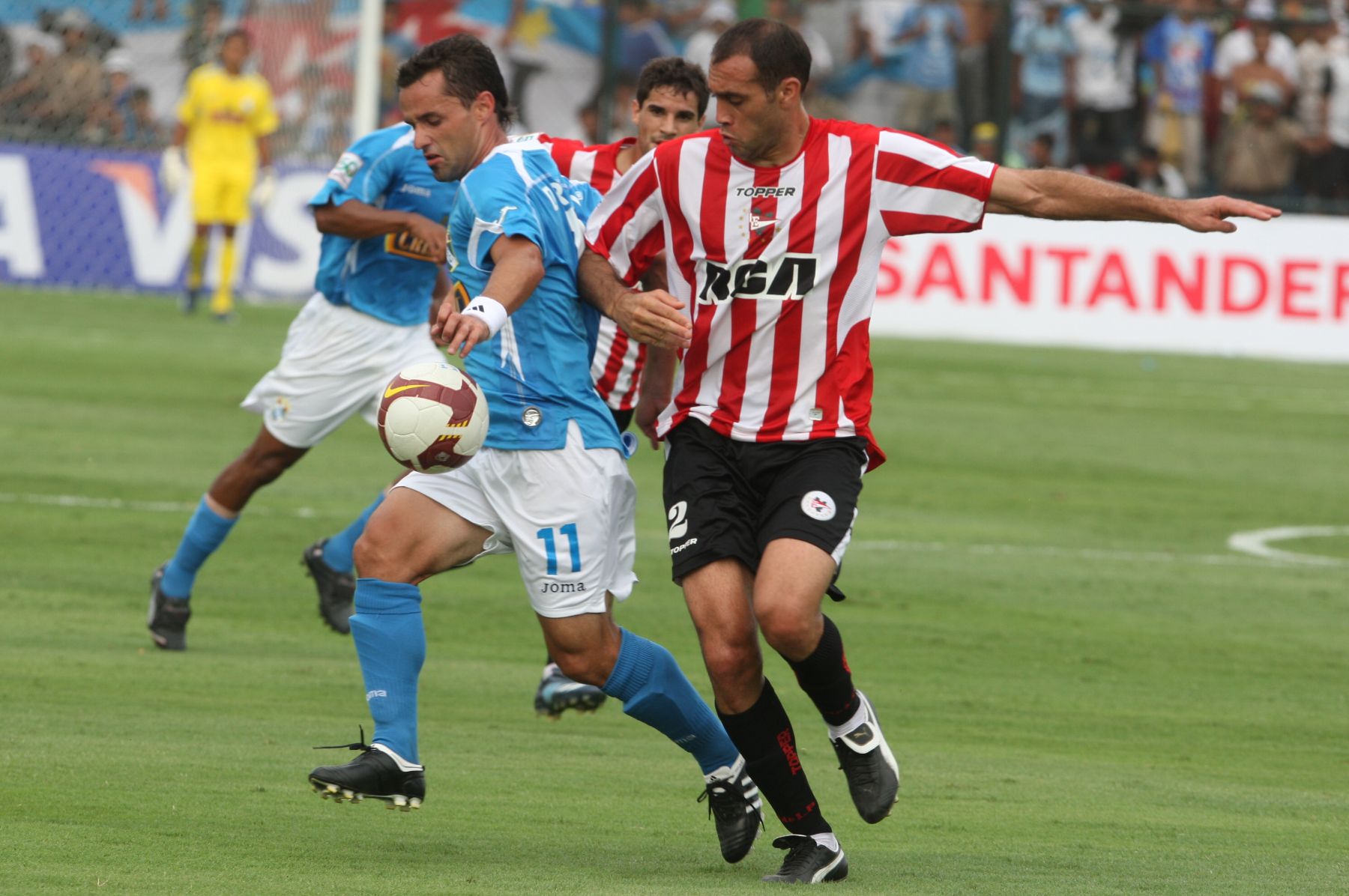 Sporting Cristal y Estudiantes de La Plata. Foto: ANDINA/Piero Vargas.