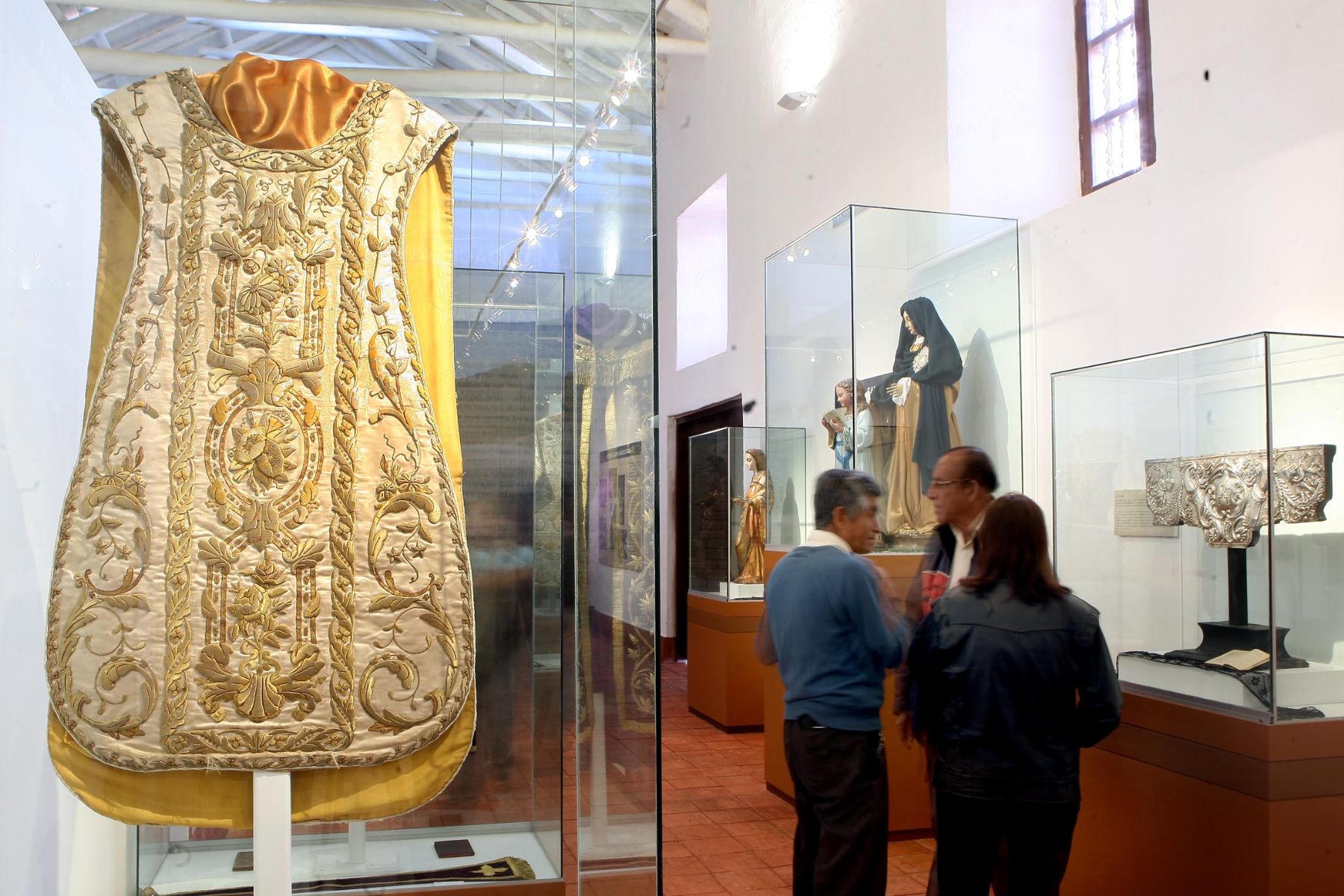 Con la presencia del embajador de Italia, Francesco Rausi, se inauguró el Museo Etnohistórico-Religioso de Santa Ana en la ciudad de Chachapoyas. Foto: ANDINA / Alberto Orbegoso