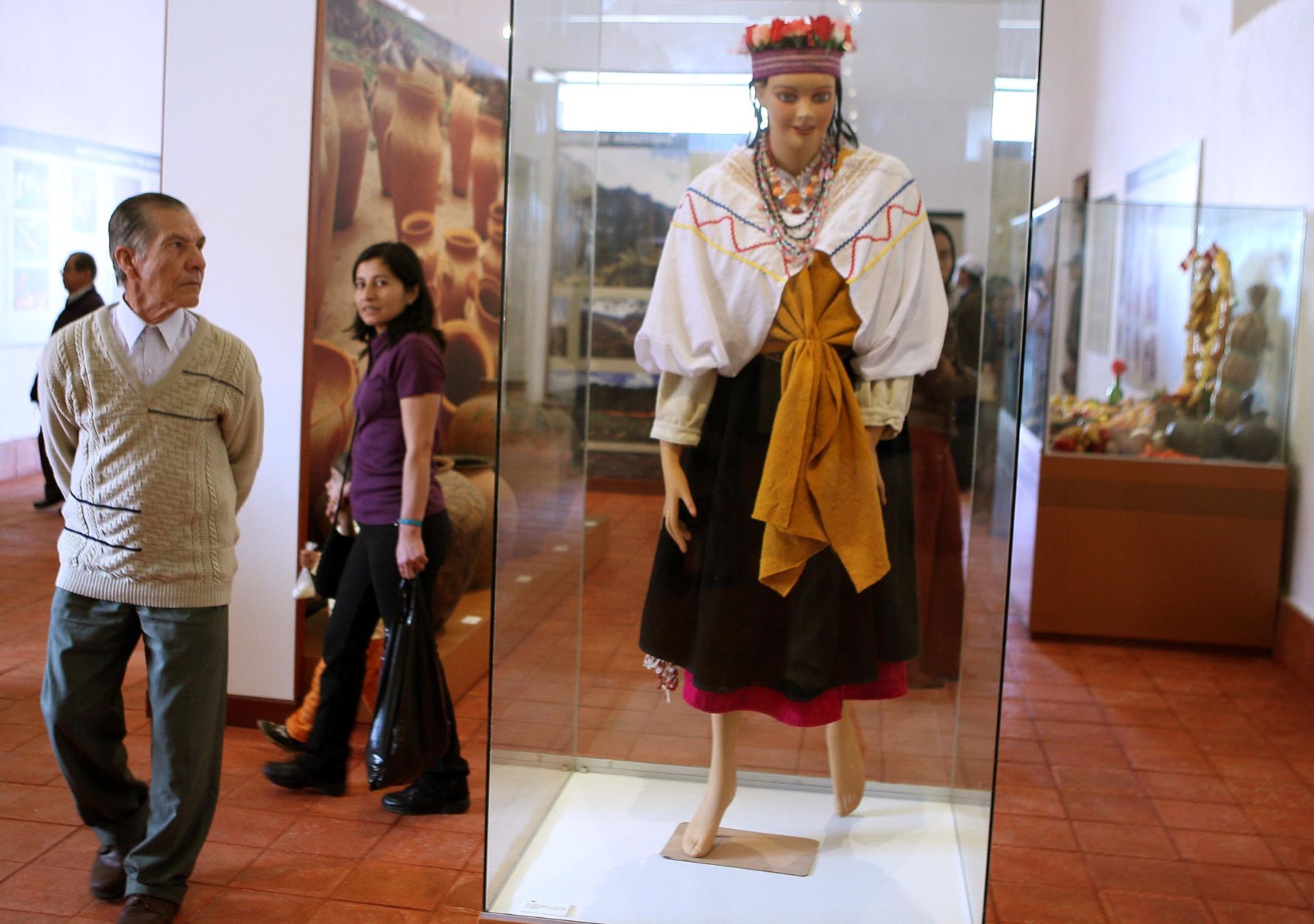 Con la presencia del embajador de ItaliaDr. Francesco Rausi se inauguró el Museo Etnohistórico-Religioso de Santa Ana en la ciudad de Chachapoyas. Foto: ANDINA / Alberto Orbegoso