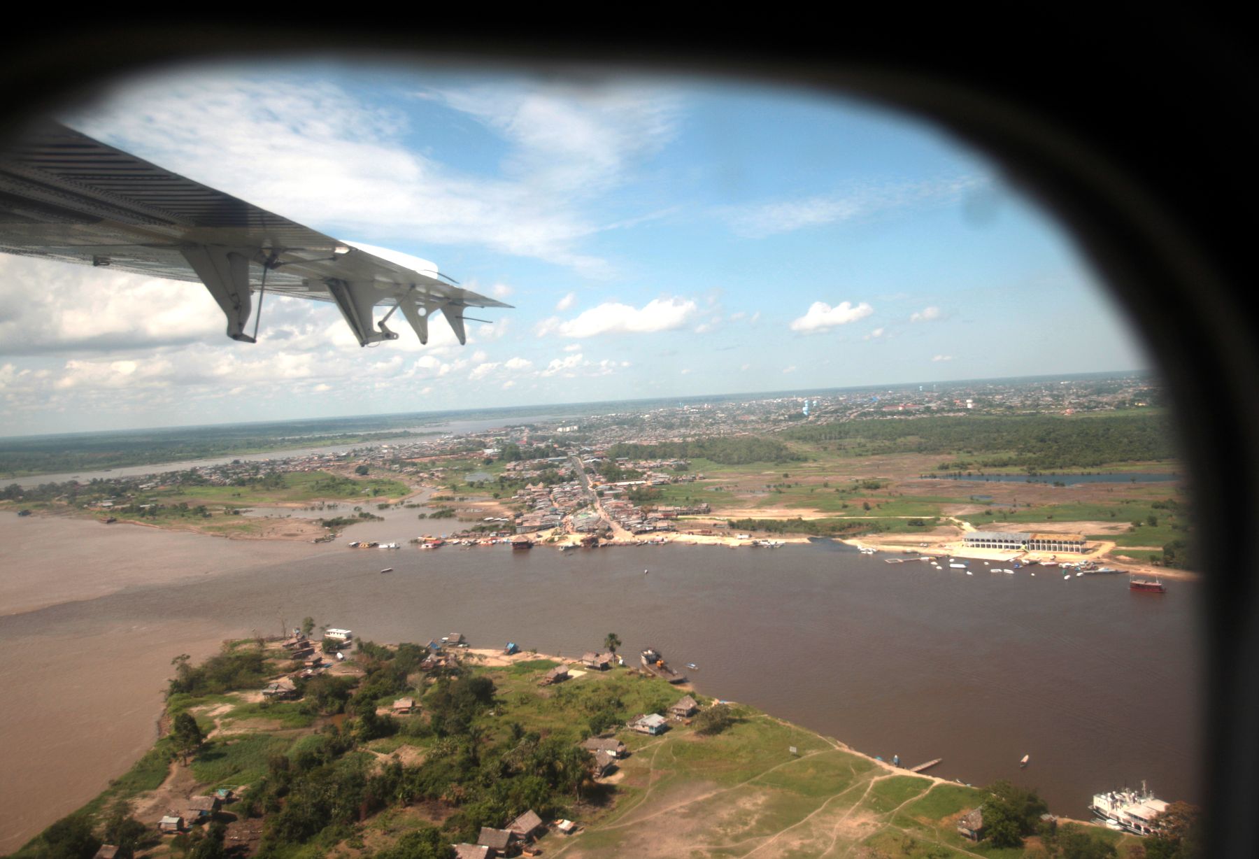 Vista aérea de la ciudad de Iquitos. Foto: ANDINA/Archivo/Jack Ramón.