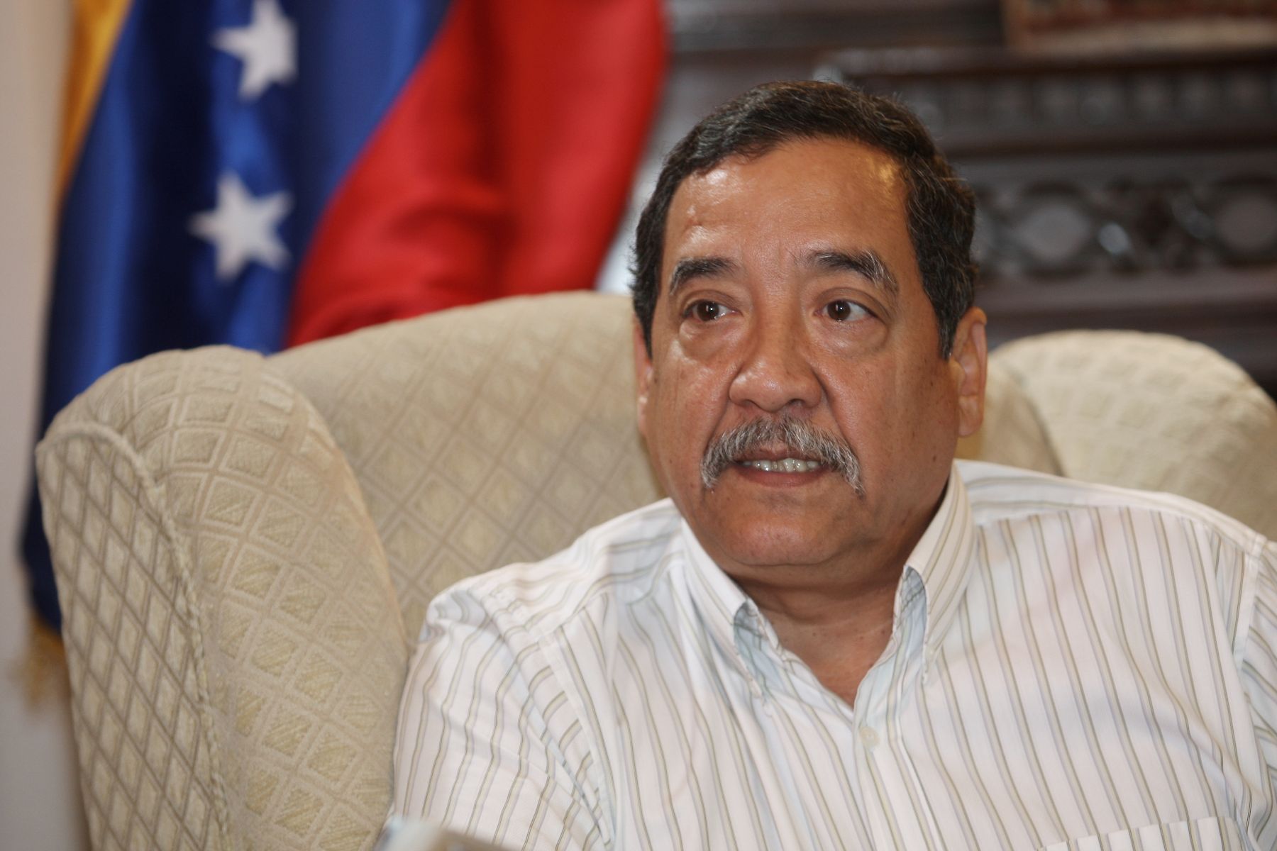 Embajador de Venezuela, Armando José Laguna. Foto: ANDINA/Norman Córdova.
