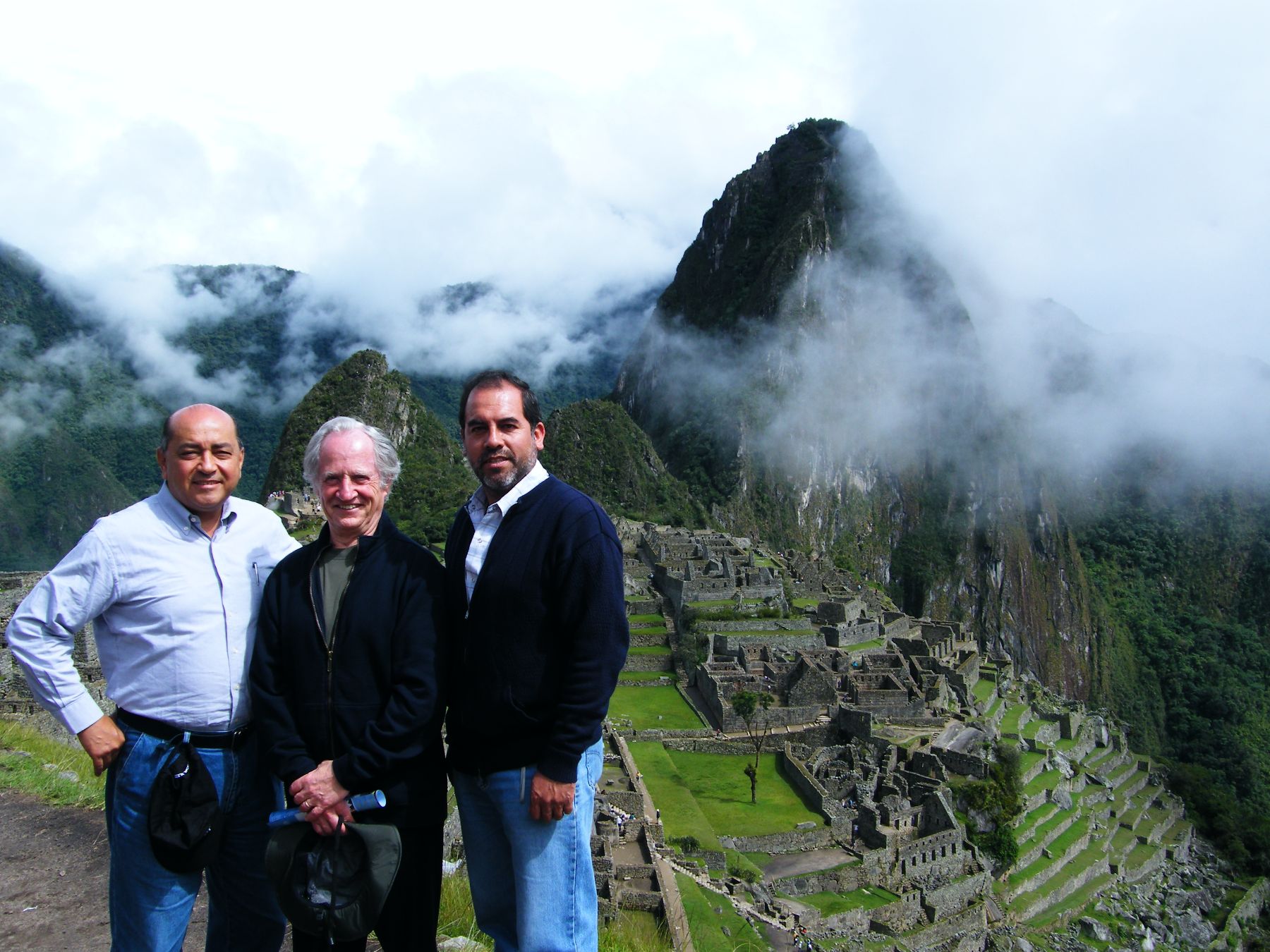 El científico Mario Capecchi, Premio Nobel de Medicina y Fisiología 2007, visitó Machu Picchu. Foto: ANDINA / Colegio Médico del Perú.