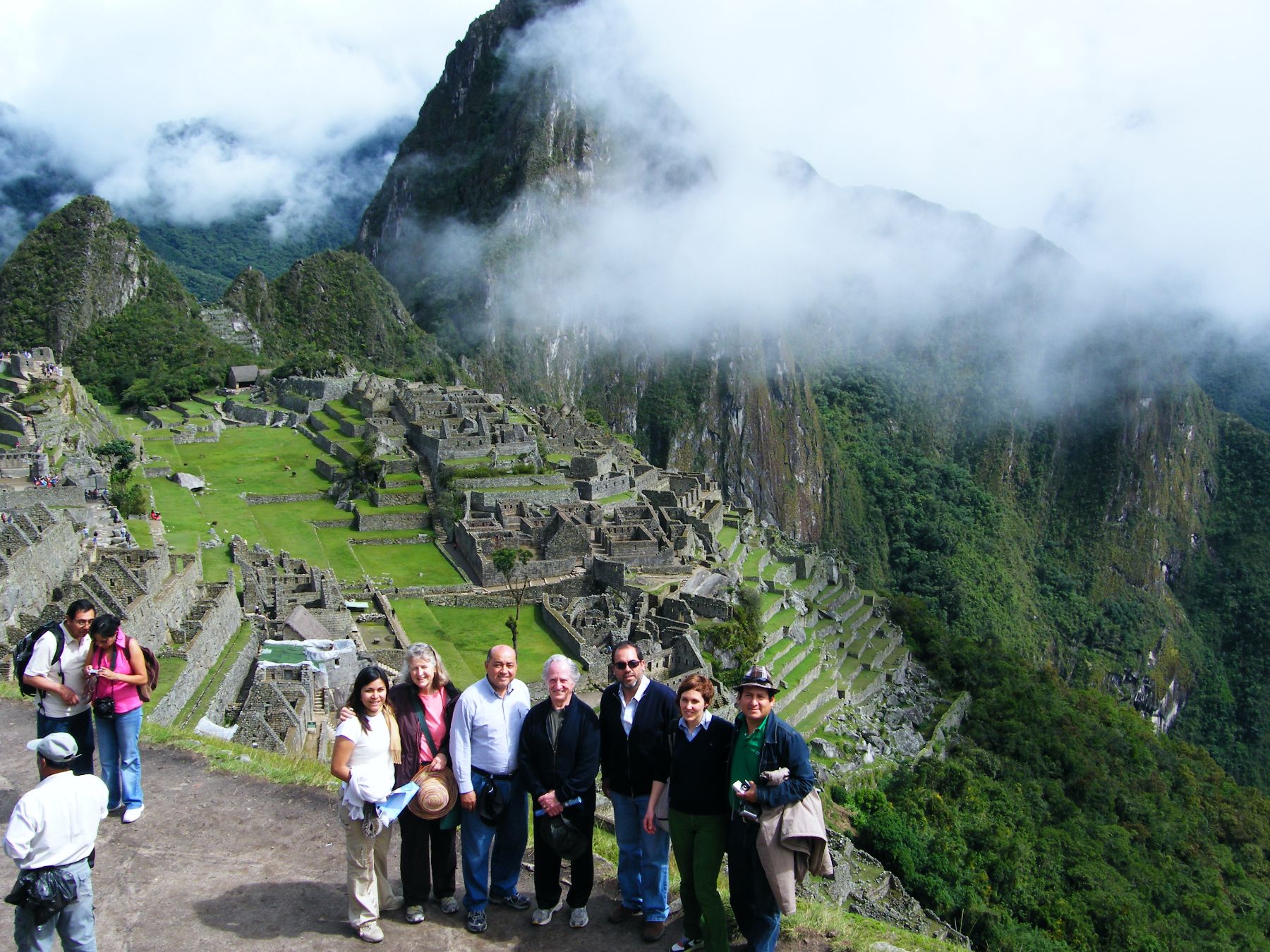 El científico Mario Capecchi, Premio Nobel de Medicina y Fisiología 2007, visitó Machu Picchu. Foto: ANDINA / Colegio Médico del Perú.