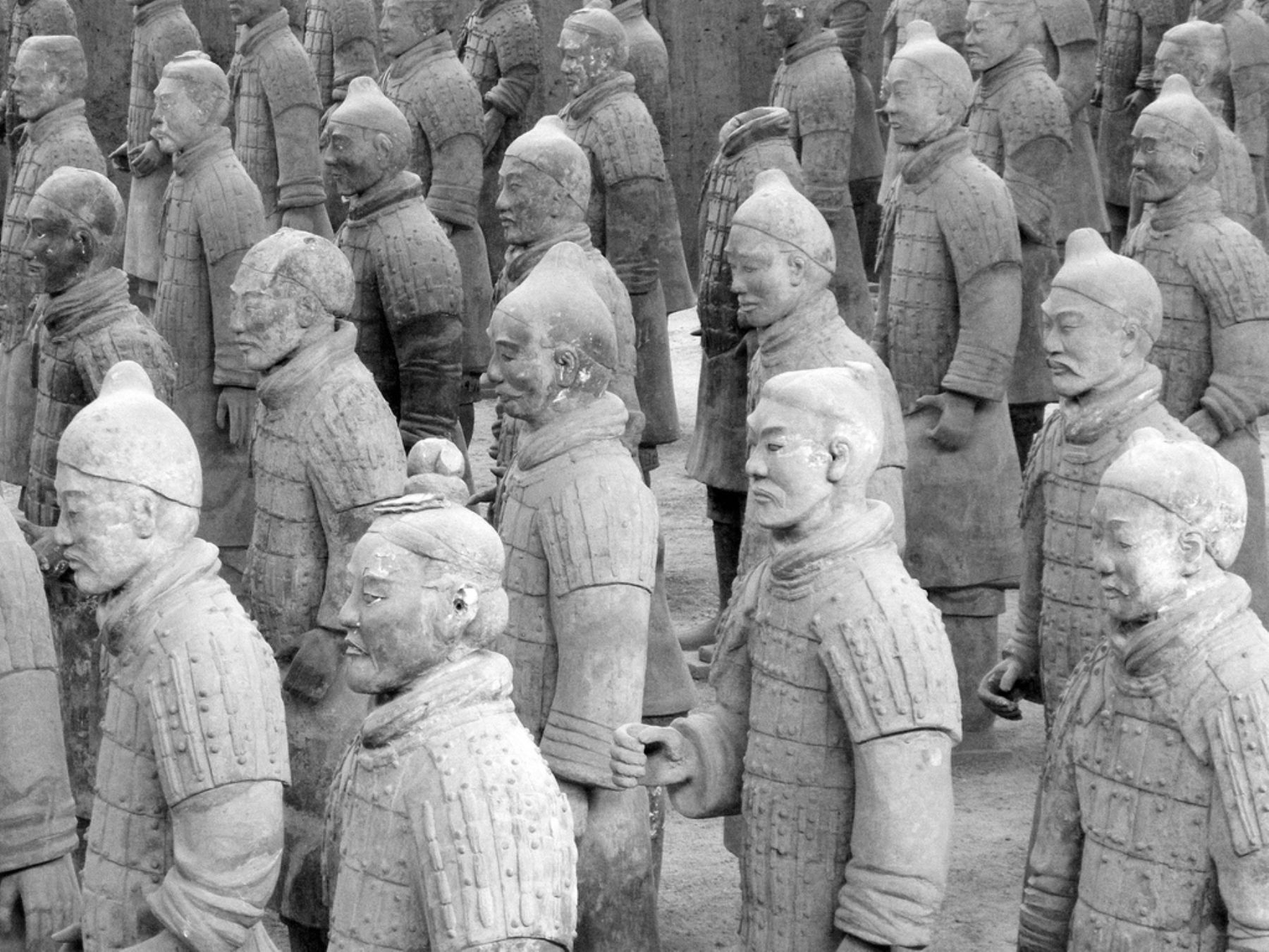 Guerreros de Terracota.