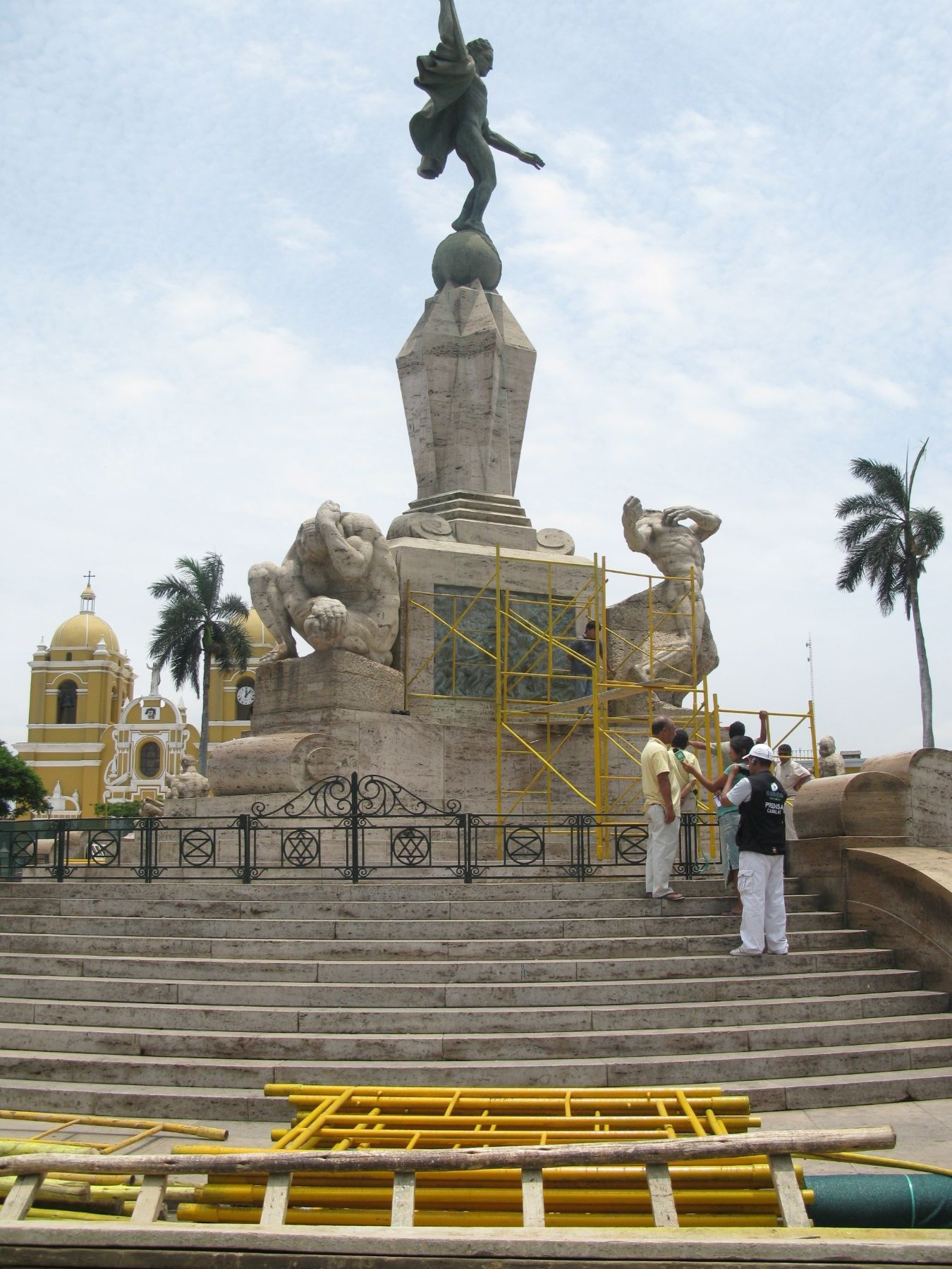 Restoration works undertaken in Historical monument located in Trujillo (La Libertad). Photo: ANDINA/Óscar Paz Campuzano