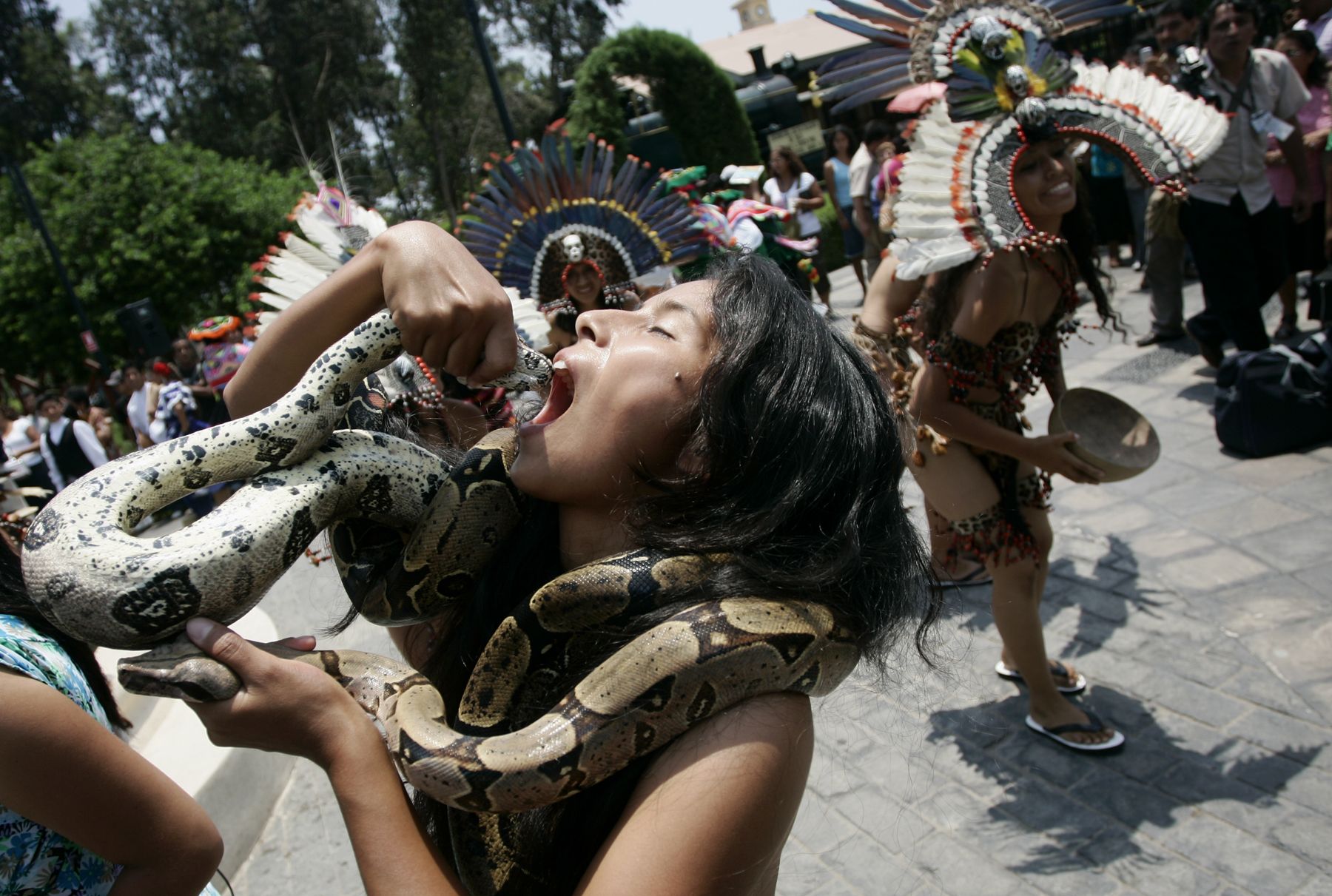 Se inauguró este medio día el "Encuentro Mundial de Folklore" en el Parque de la Amistad en Surco. Foto: ANDINA / Rafael Cornejo