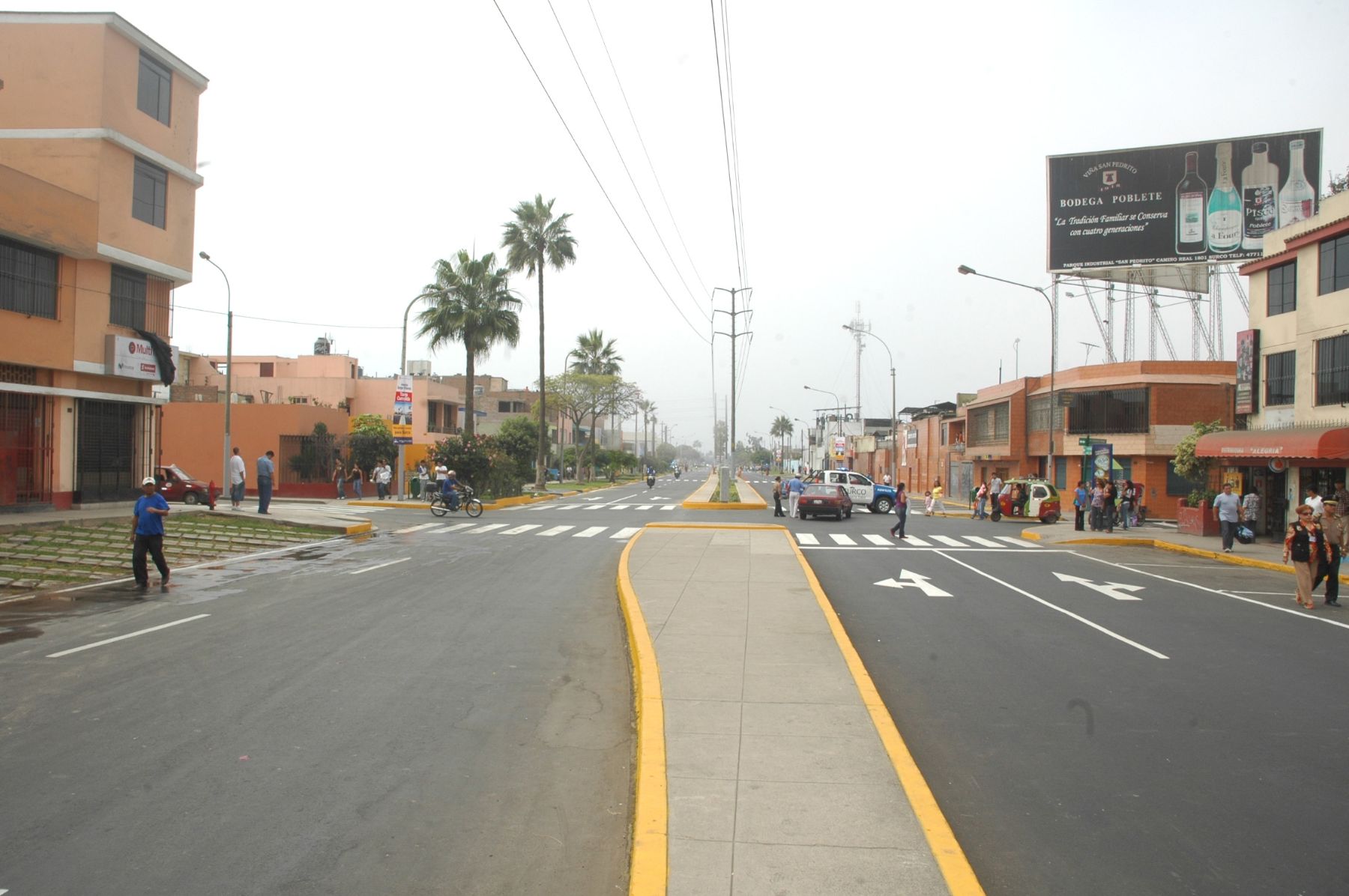 Remodelación de Av. Jorge Chávez. Foto: Andina/Mun. de Surco.