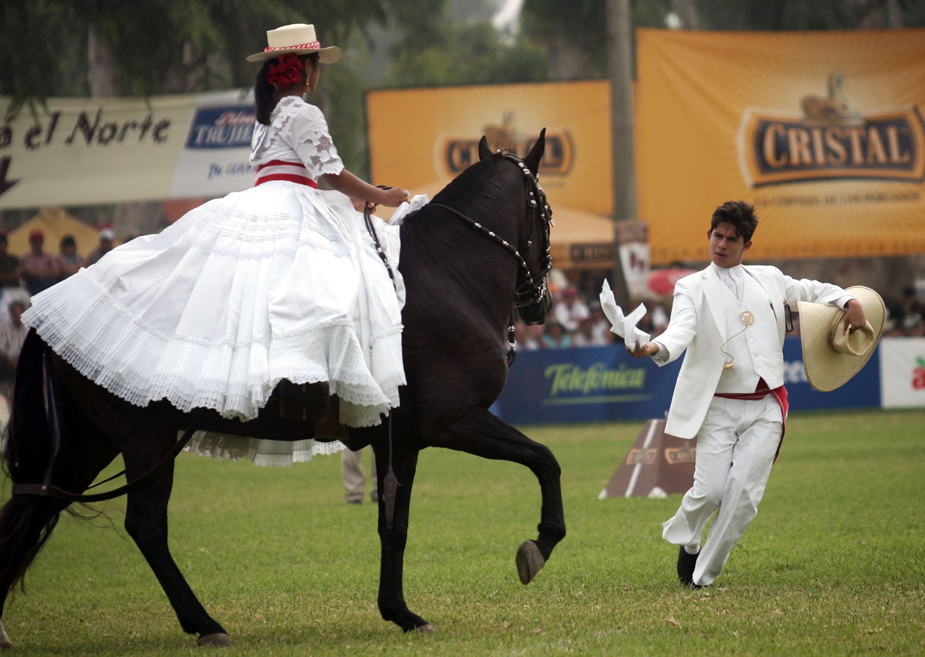 Marinera con caballo. Foto: ANDINA/Archivo