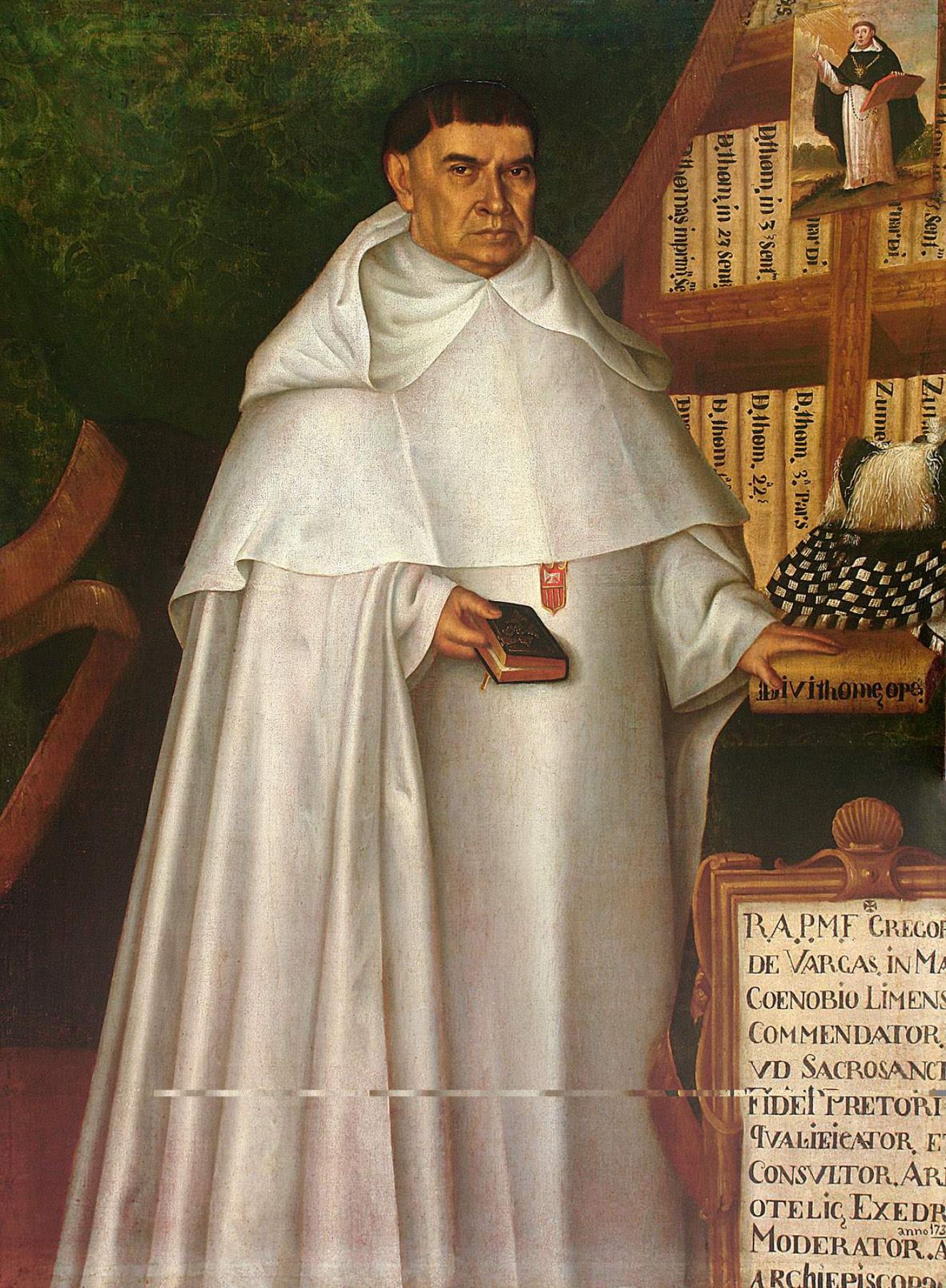 Detalle de obra de Gregorio Vargas del Siglo XVI.