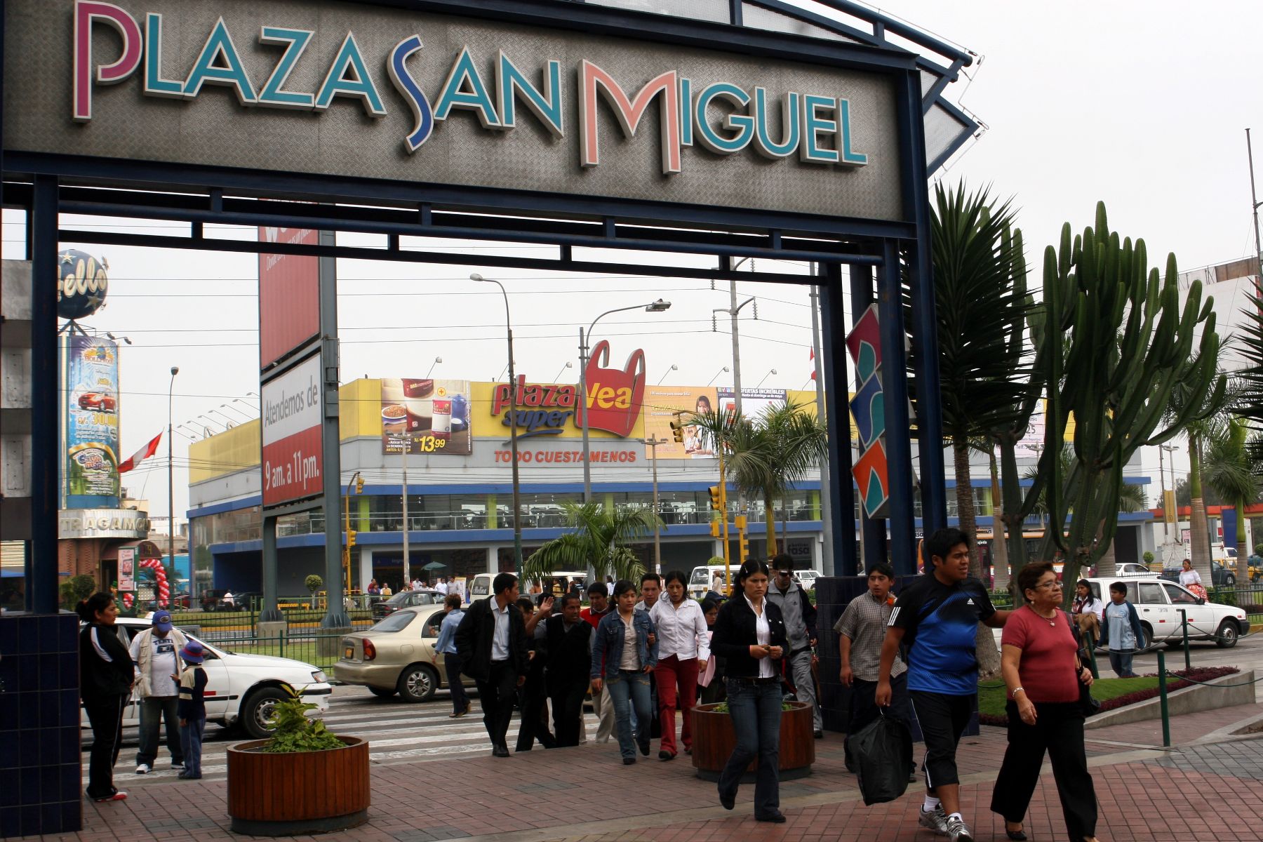 Centro comercial en Lima. ANDINA/Héctor Vinces