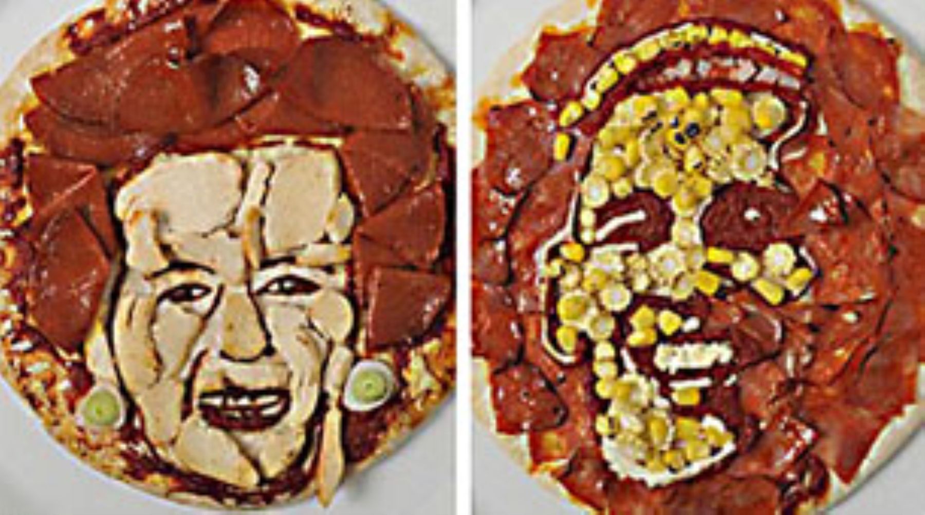 A pedido. Ahora se puede comer una pizza "Obama", "Thatcher" o "Monroe". Foto: Daily Mail.