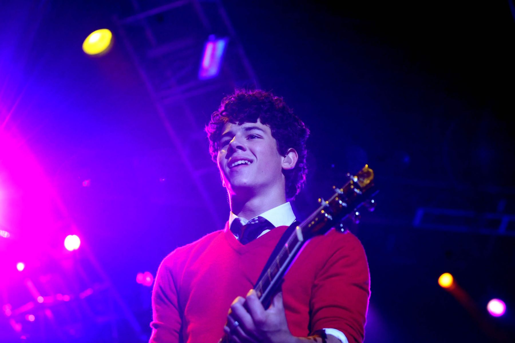 Concierto de los Jonas Brothers, en el Estadio Nacional de Lima. Foto: ANDINA / Alberto Orbegoso
