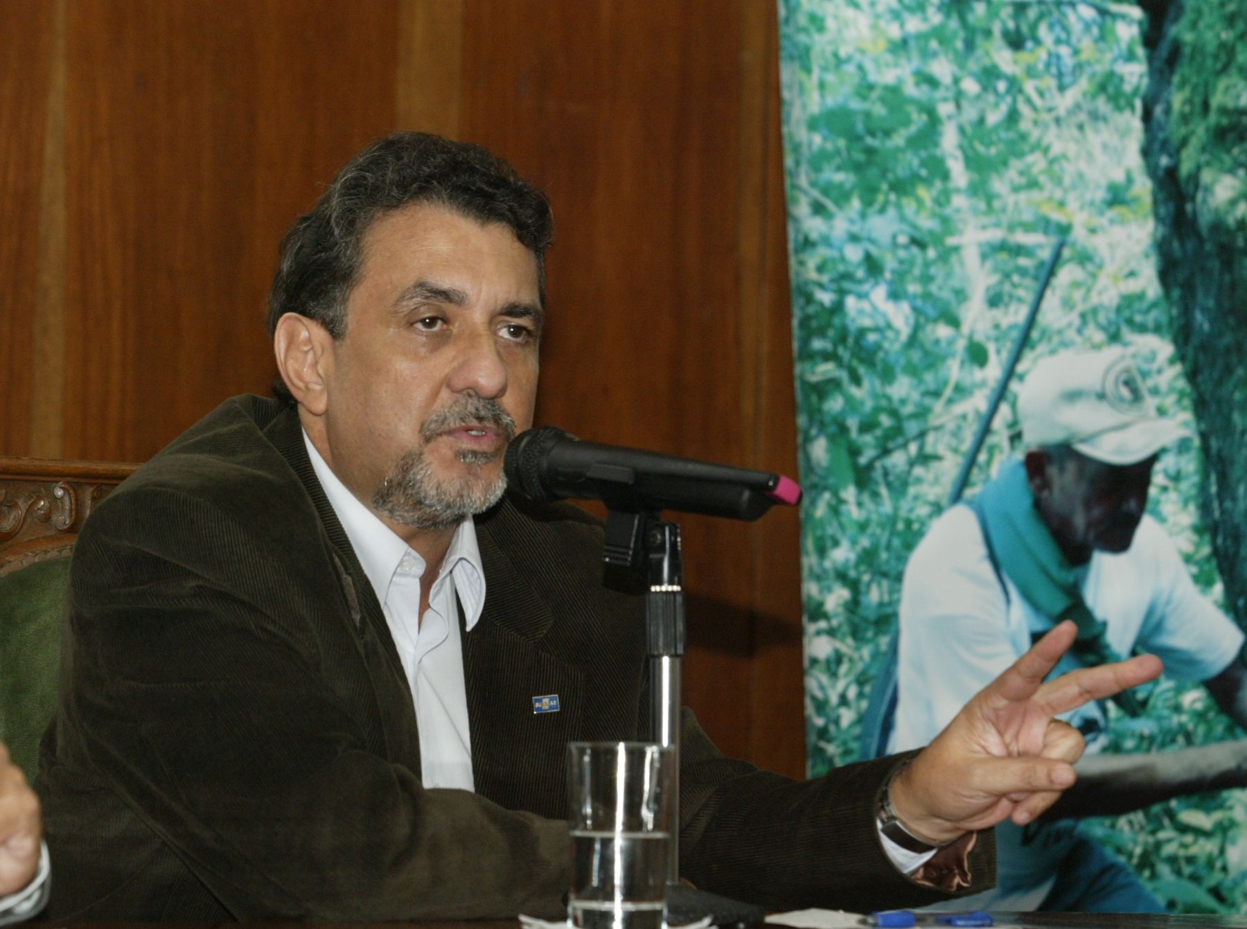 Superintendente de Sebrae de Acre (Brasil), Orlando Sabino. Foto:ANDINA / Victor Palomino