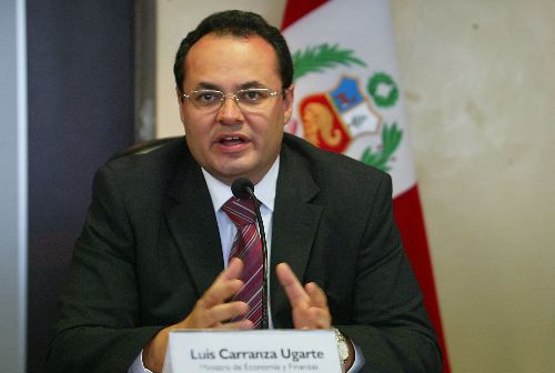 Ministro de Economía y Finanzas, José Luis Carranza. Foto: ANDINA / Rubén Grández.