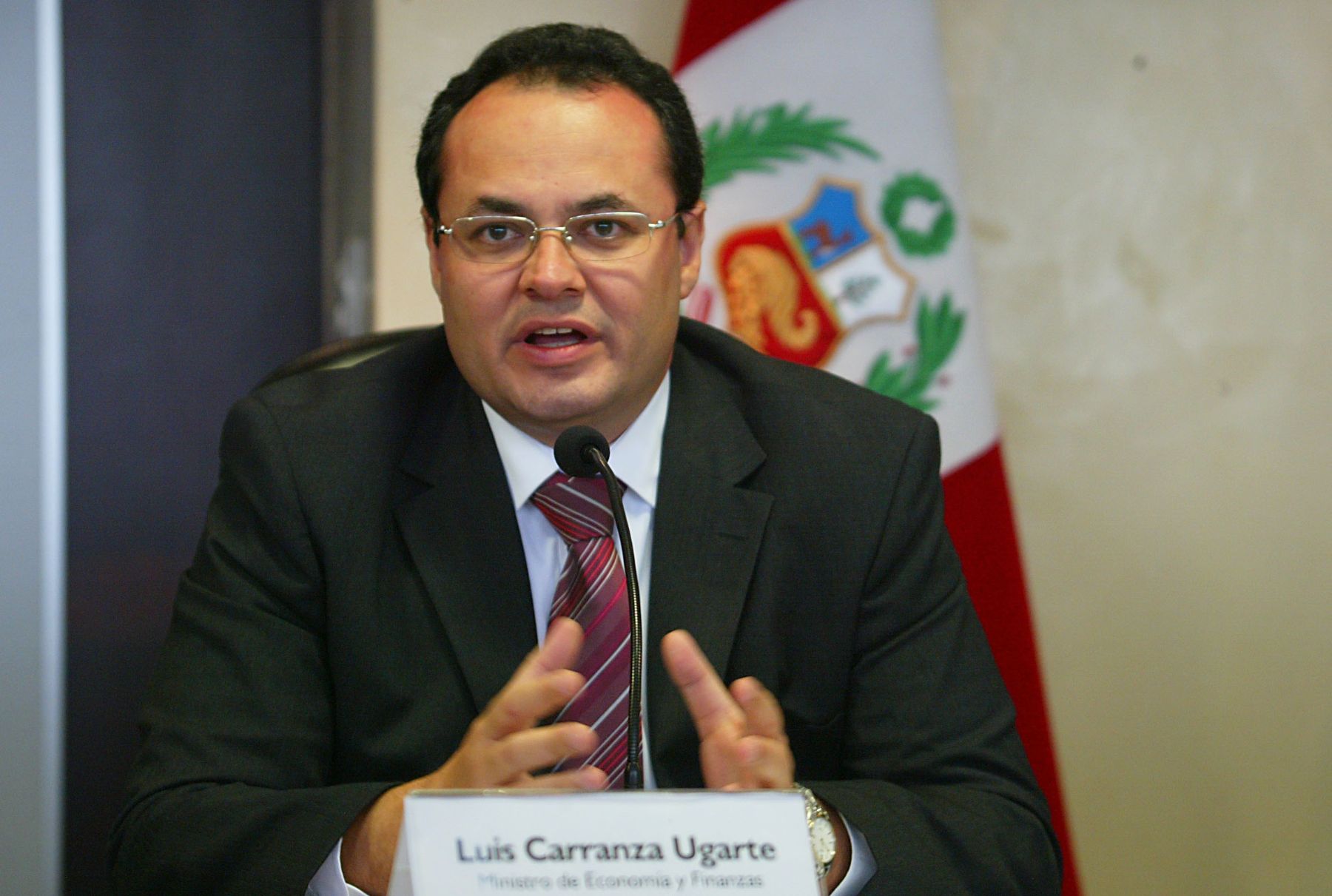 Ministro de Economía y Finanzas, José Luis Carranza. Foto: ANDINA / Rubén Grández.