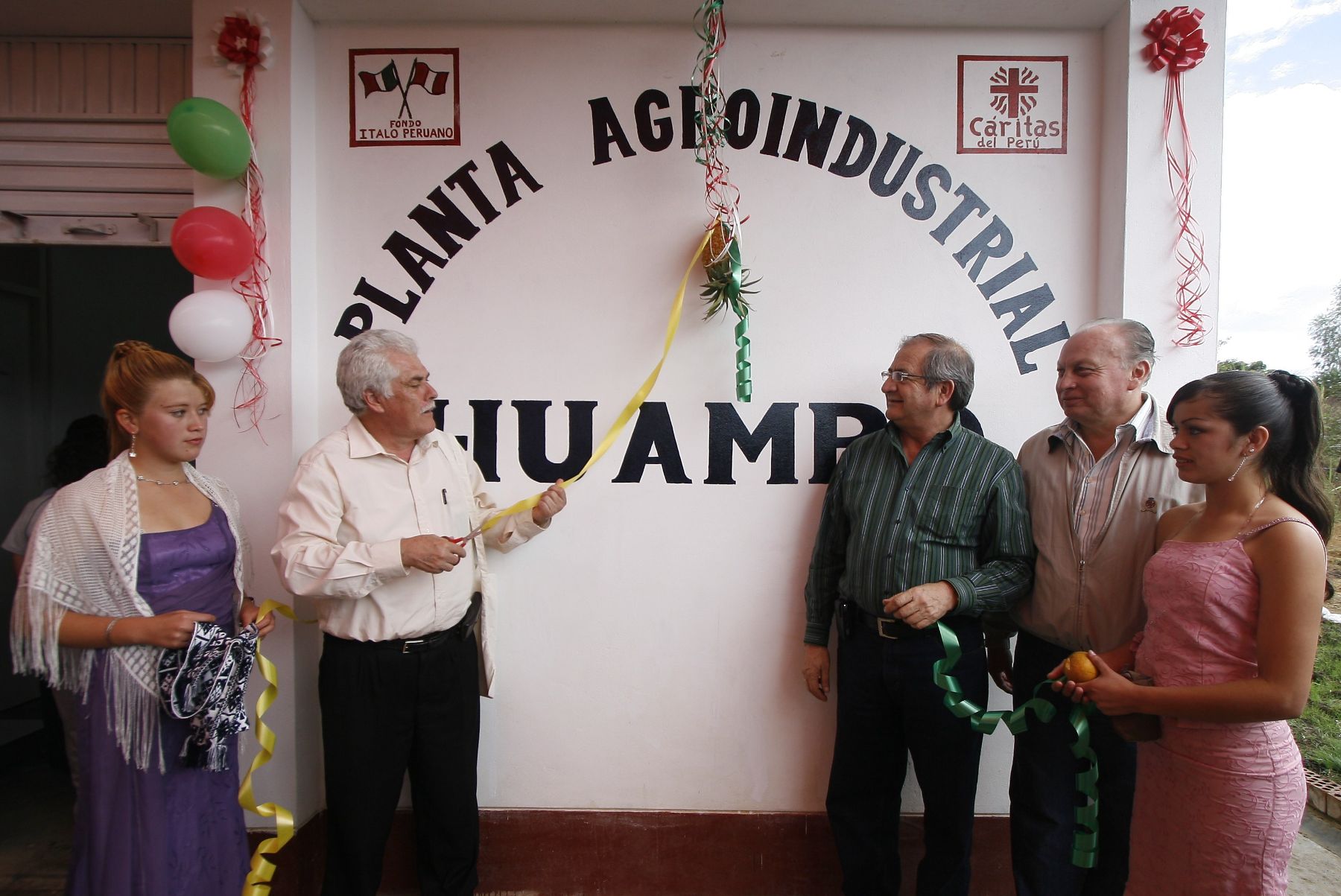 Caritas del Perú y el Fondo Italo Peruano inauguran Planta Agroindustrial "Huambo" en la provincia Rodríguez de Mendoza, Amazonas. Foto: ANDINA/Stephanie Zollner