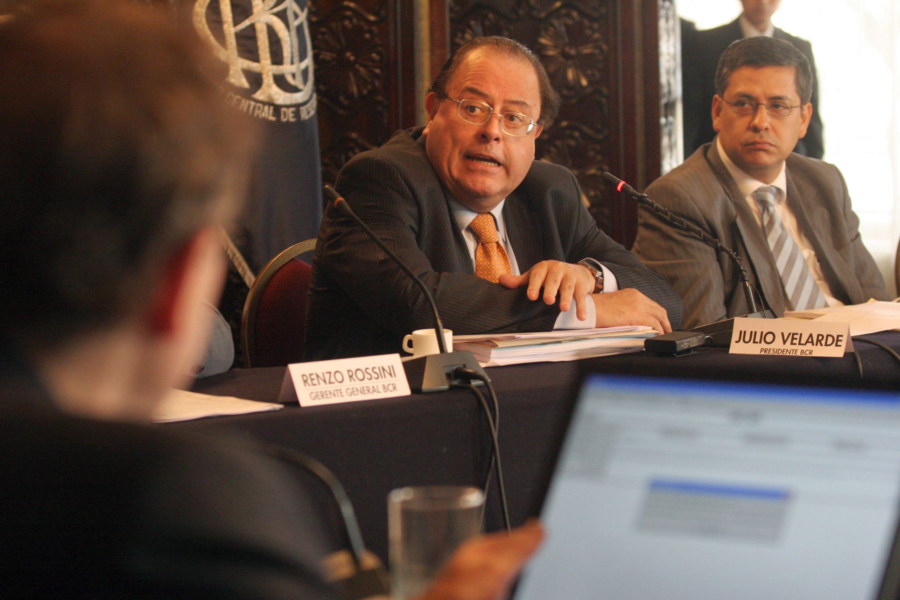 Central Bank President Julio Velarde. Photo: ANDINA / Rocio Farfan.