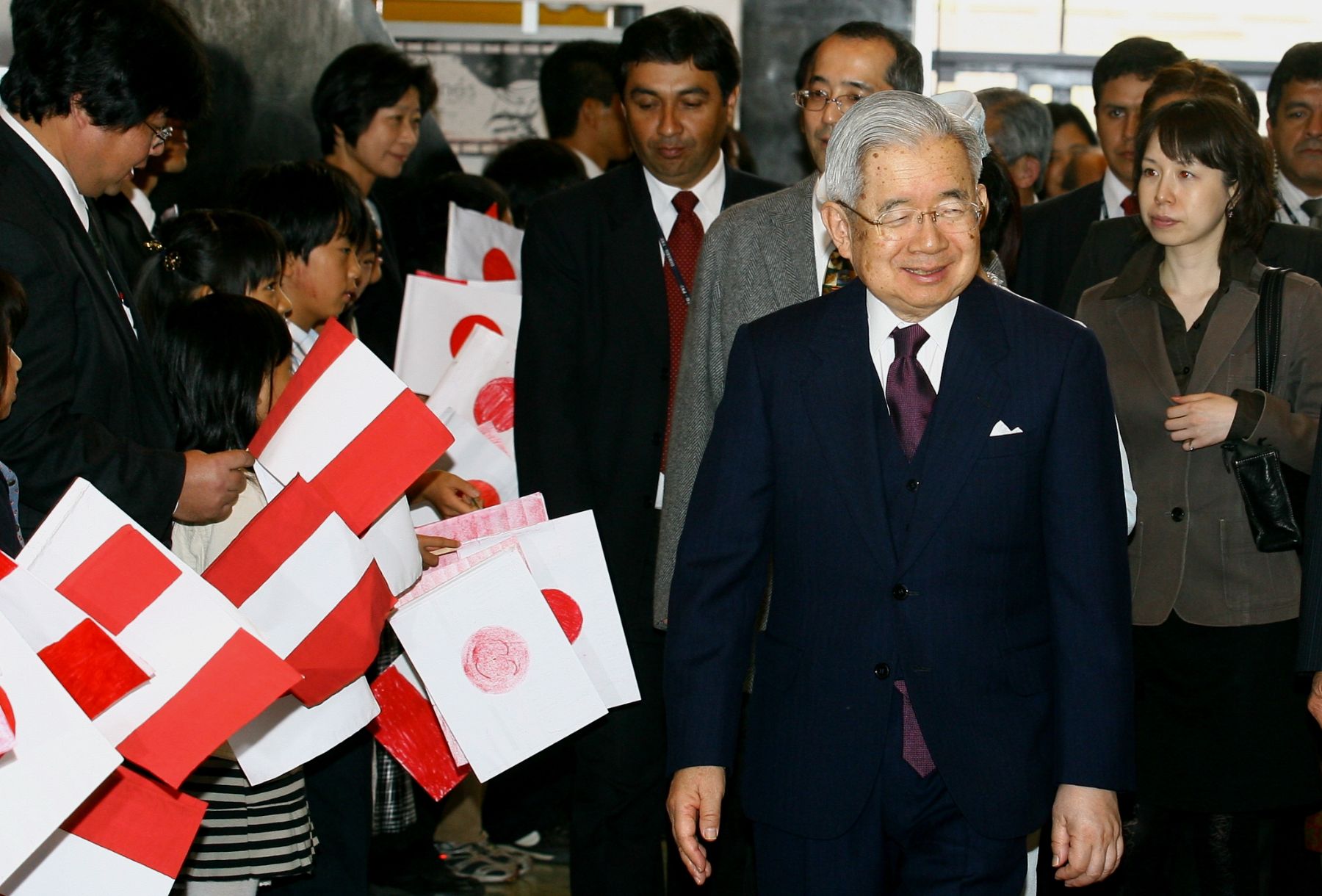 Prince Hitachi visits Peru to celebrate 110th anniversary of Japanese immigration. Photo: ANDINA /Victor Paolomino Gómez