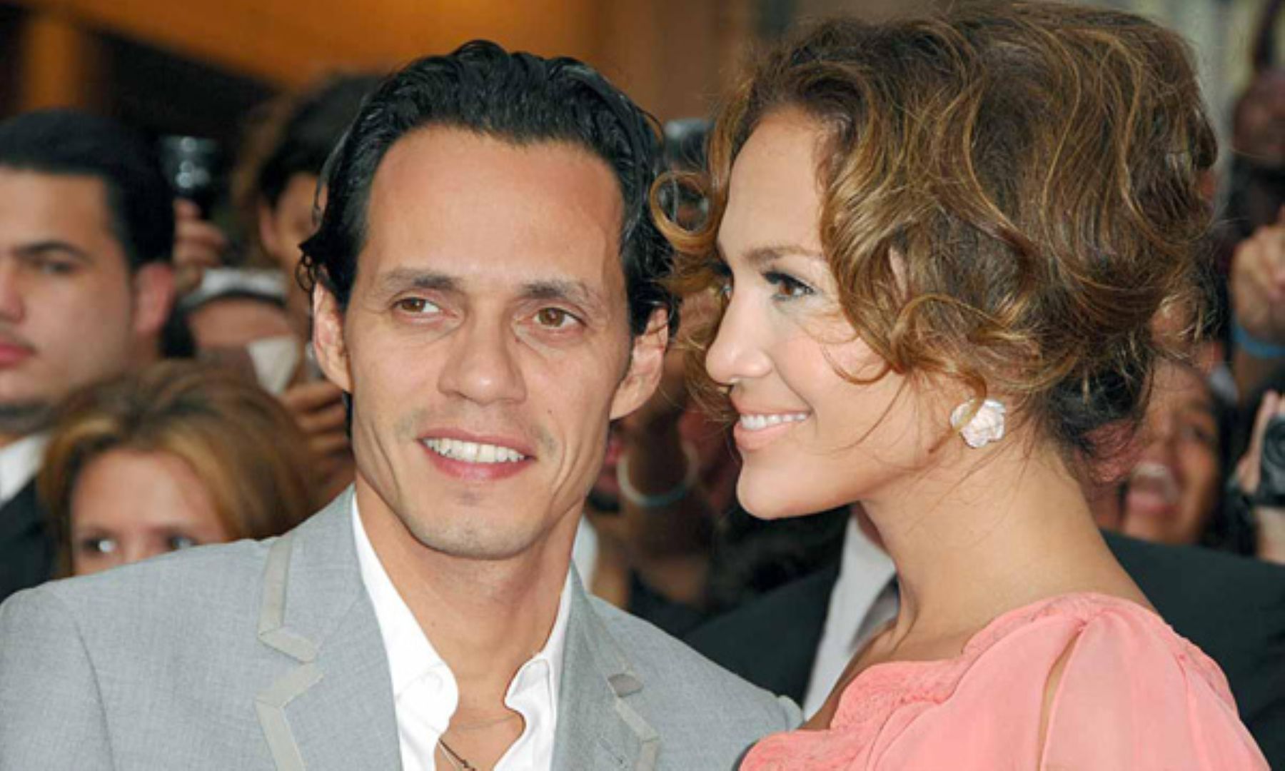 Jennifer López y su esposo Marc Anthony.