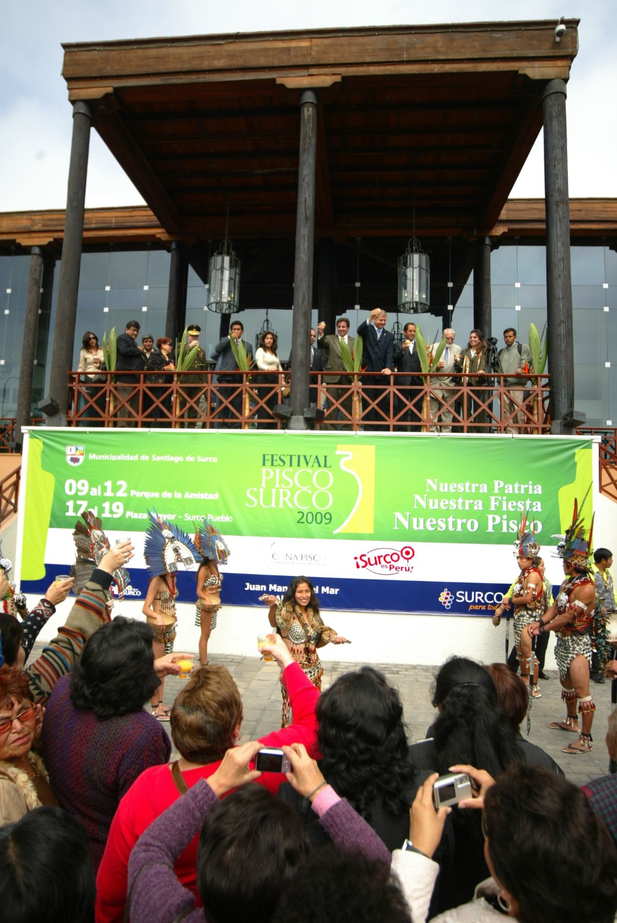 Inauguran el Festival Pisco Surco 2009. Foto: ANDINA / Rubén Grández.