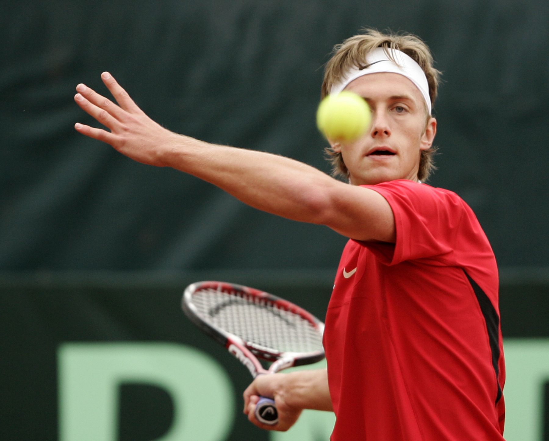 Peter Polansky enfrenta a segunda raqueta peruana, Iván Miranda en primer partido entre Perú y Canadá, por el Grupo I de la Zona Americana de la Copa Davis. Foto: ANDINA / Rafael Cornejo