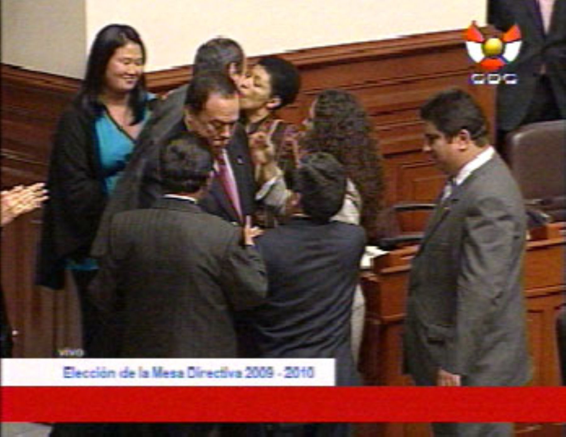Eligen a Luis Alva Castro como nuevo Presidente del Congreso. Foto: Captura TV.