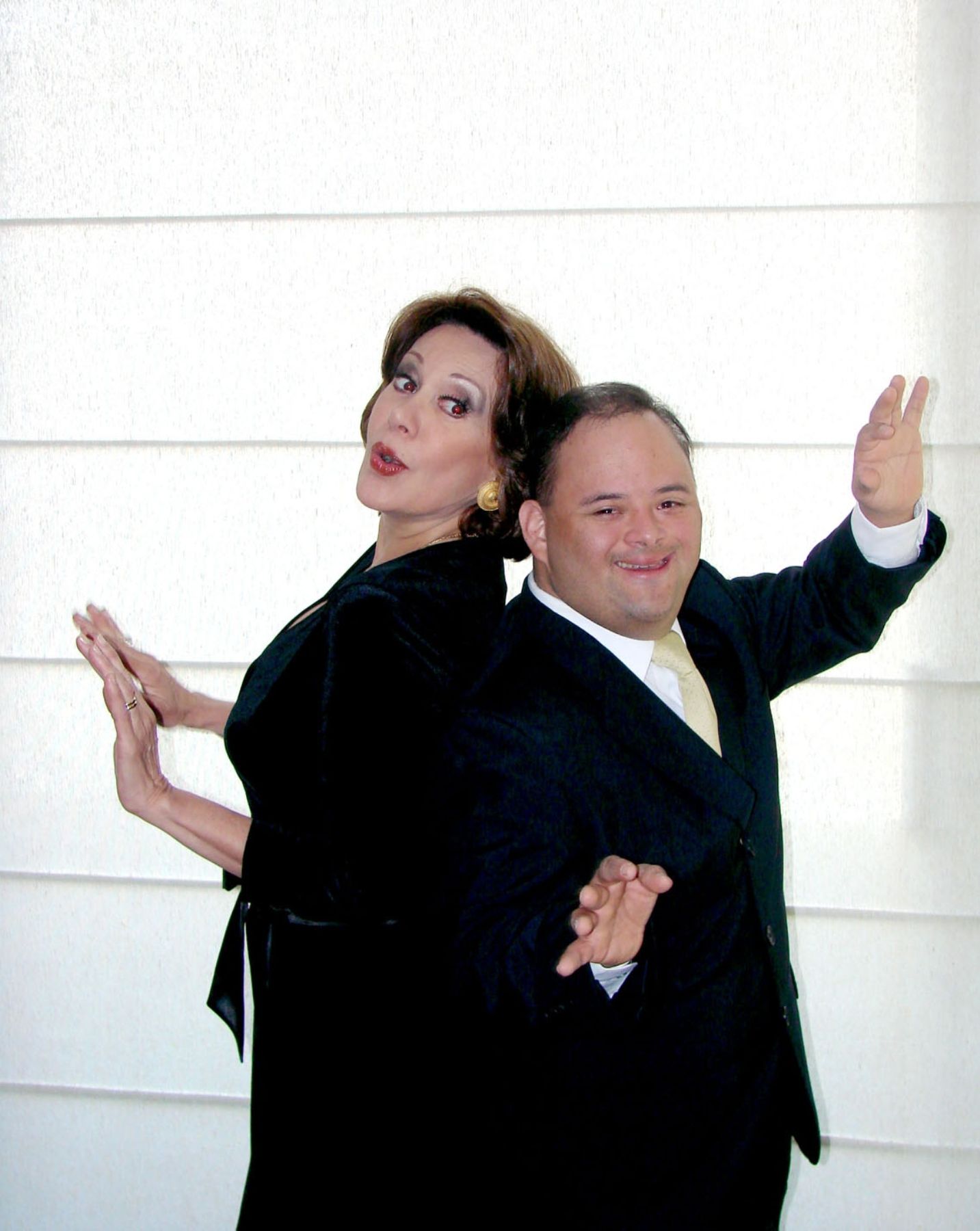 Yvonne Frayssinet ensaya con Diego Elías la obra teatral Olivia y Eugenio, de Herbert Morote.