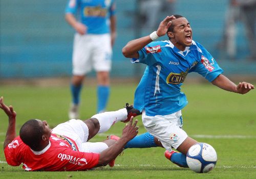 Sporting Cristal vs. Juan Aurich.Foto:ANDINA/Carlos Lezama
