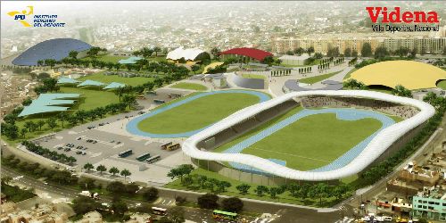 Proyecto de Nueva Villa Deportiva Nacional para los Juegos Panamericanos 2015. Foto: Difusión