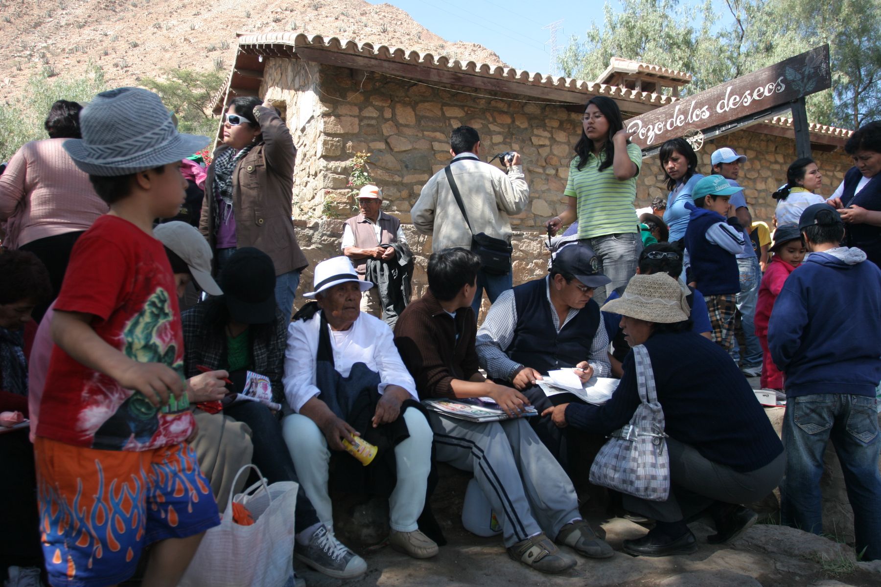 Miles de fieles llegaron a Santuario de Santa Rosa de Lima, en el poblado de Santa Rosa de Quives. Foto: Rocío Farfán