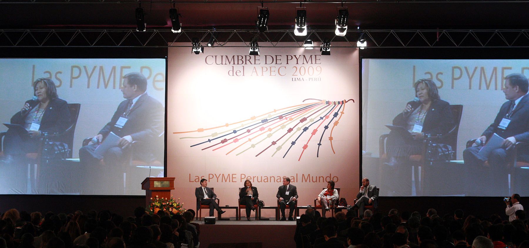 Cumbre de PYME del APEC 2009.
Foto:ANDINA/Carlos Lezama