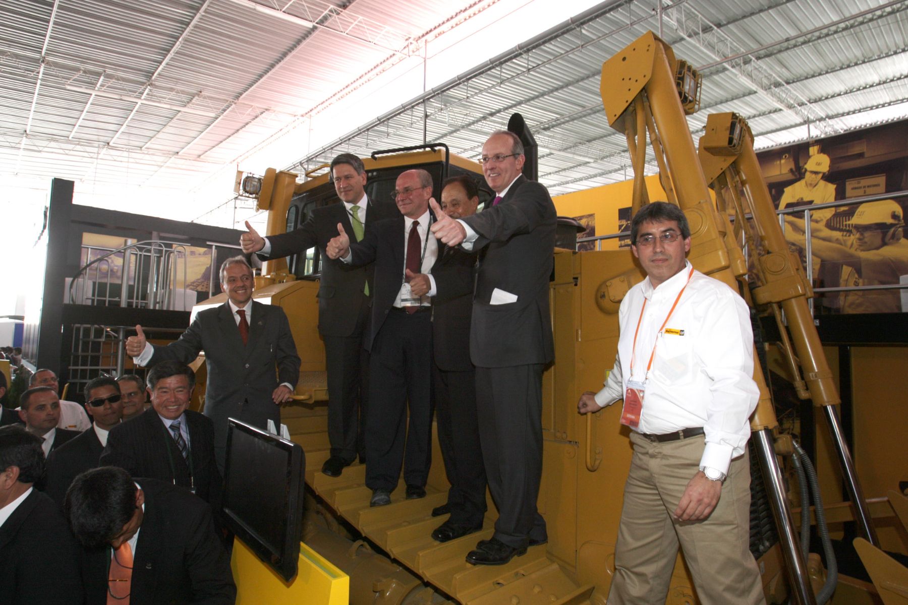 Ministro de Comercio  Exterior y Turismo, Martín  Pérez, inauguró  la Exhibición Tecnológica Minera EXTEMIN en el marco 29 Convención Minera Perumin en la ciudad de Arequipa.
Foto: ANDINA/Jack Ramón.