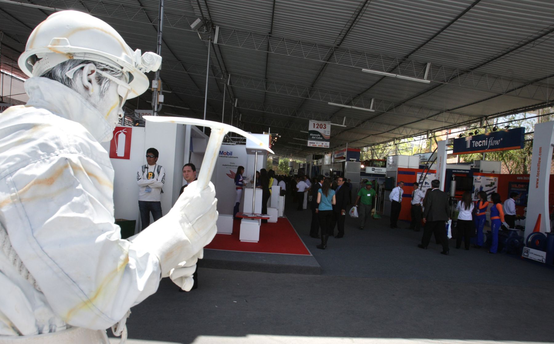 Exhibición Tecnológica Minera (Extemin) en el marco 29 Convención Minera Perúmin en la ciudad de Arequipa. Foto: ANDINA / Jack Ramón.