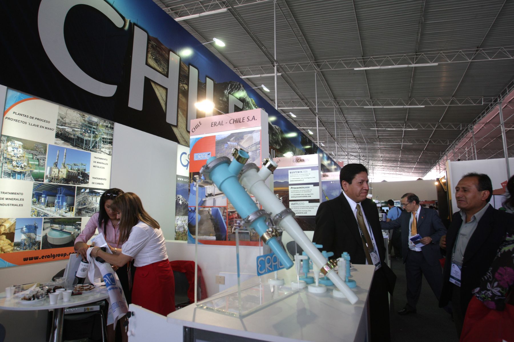 Exhibición Tecnológica Minera (Extemin) en el marco 29 Convención Minera Perúmin en la ciudad de Arequipa. Foto: ANDINA / Jack Ramón.