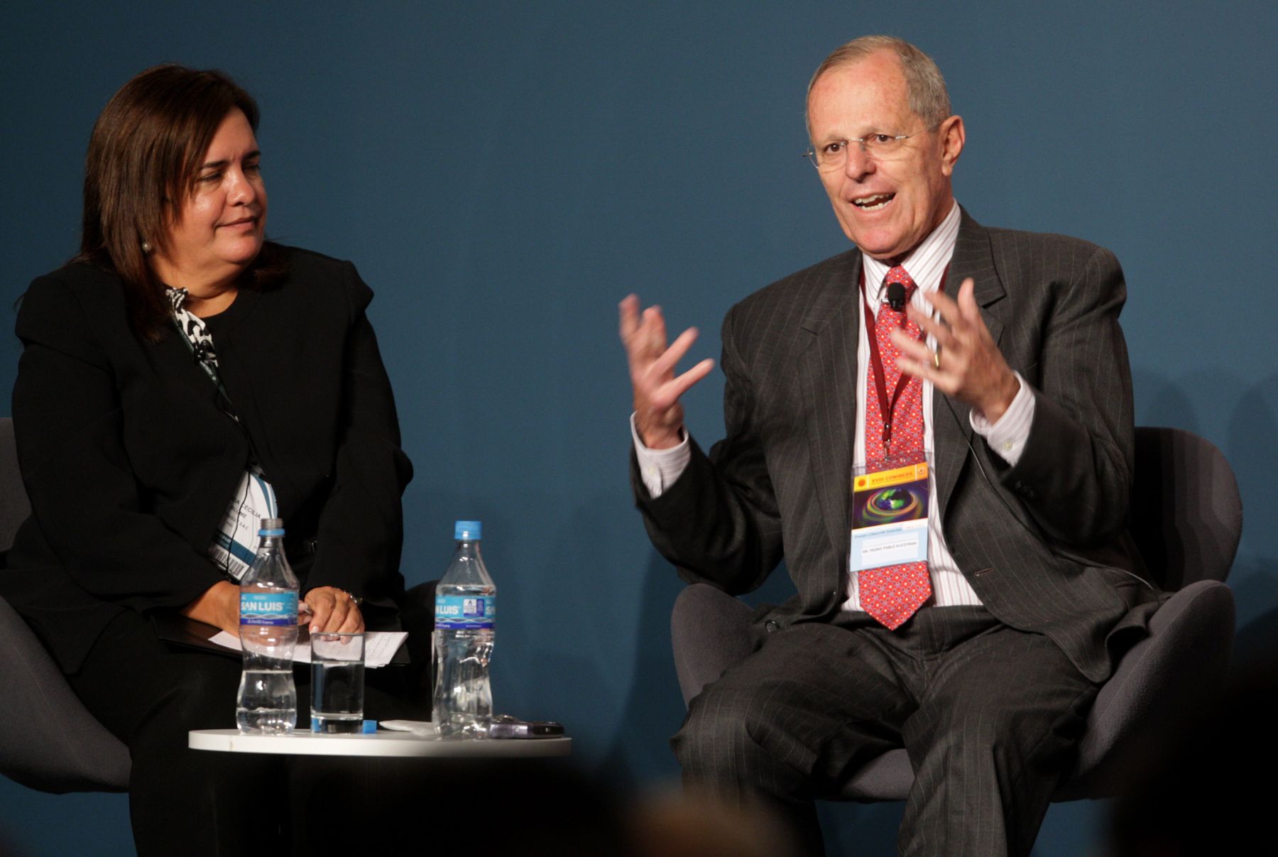 Pedro Pablo Kuczynski ex ministro de Economía ,expone en Perumin 29 Convencioòn Minera en la ciudad de Arequipa.Foto:ANDINA/Jack Ramòn