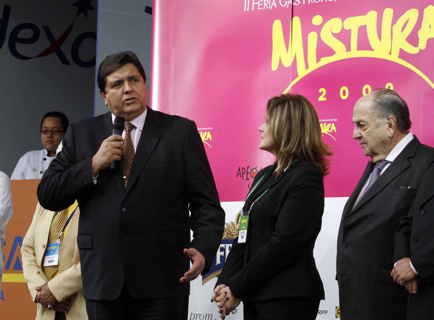Presidente Alan García inaugura Feria Gastronómica Mistura. Foto: ANDINA/Stephanie Zollner.