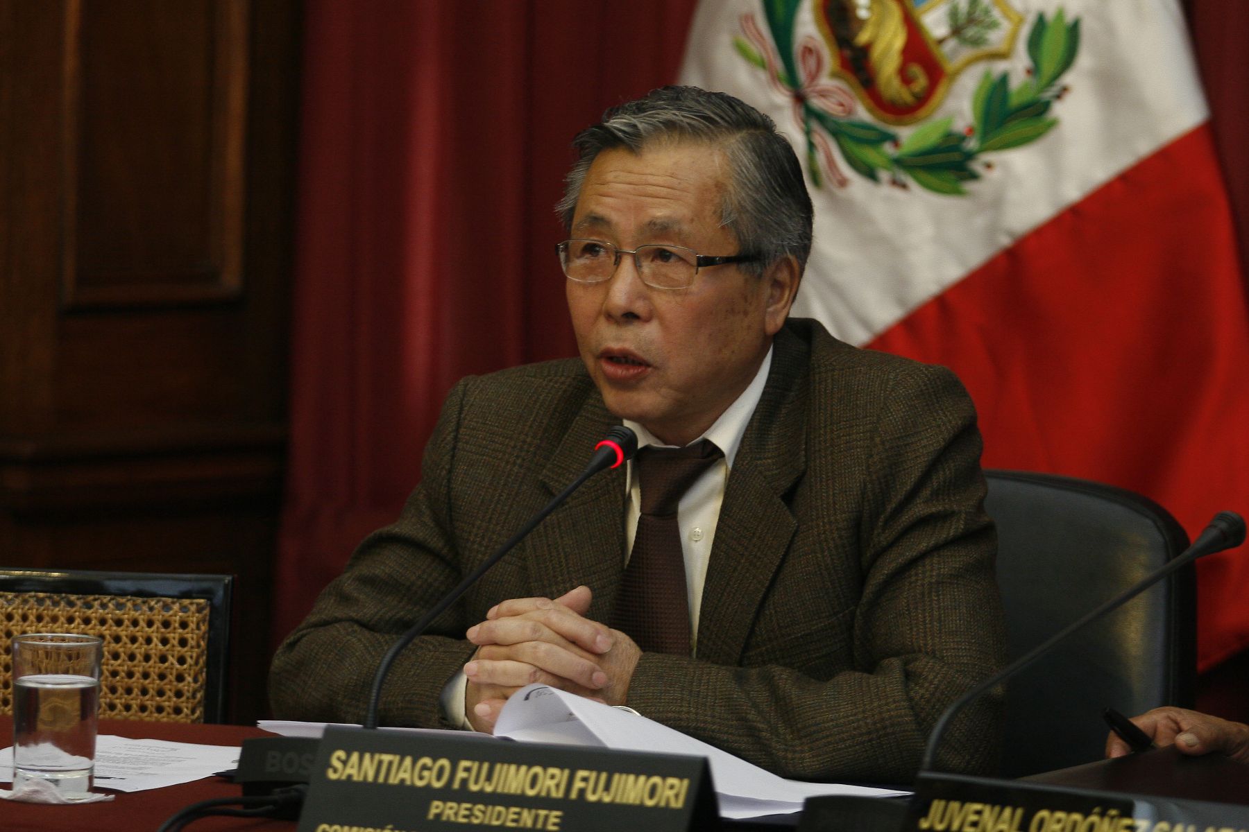 Congresista Santiago Fujimori, presidente de la Comisión Especial Multipartidaria encargada de la Racionalización del Trabajo Legislativo. Foto: ANDINA/Stephanie Zollner